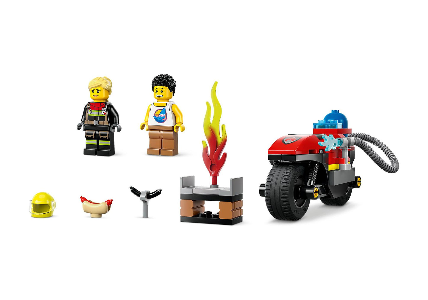 Lego 60410 City: Feuerwehrmotorrad - plegobil