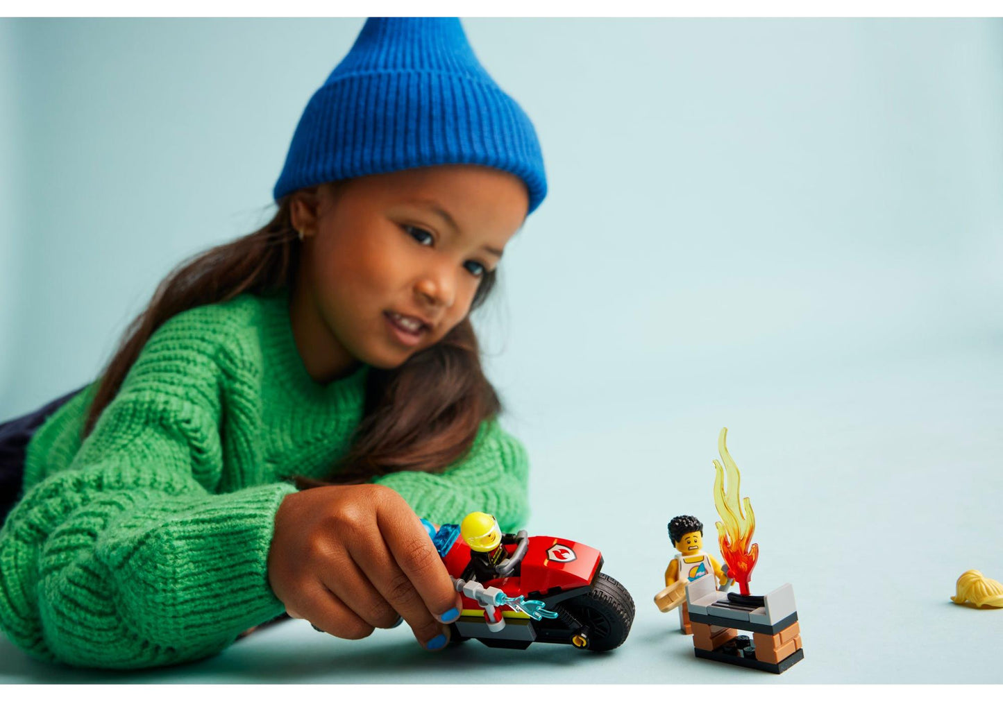 Lego 60410 City: Feuerwehrmotorrad - plegobil