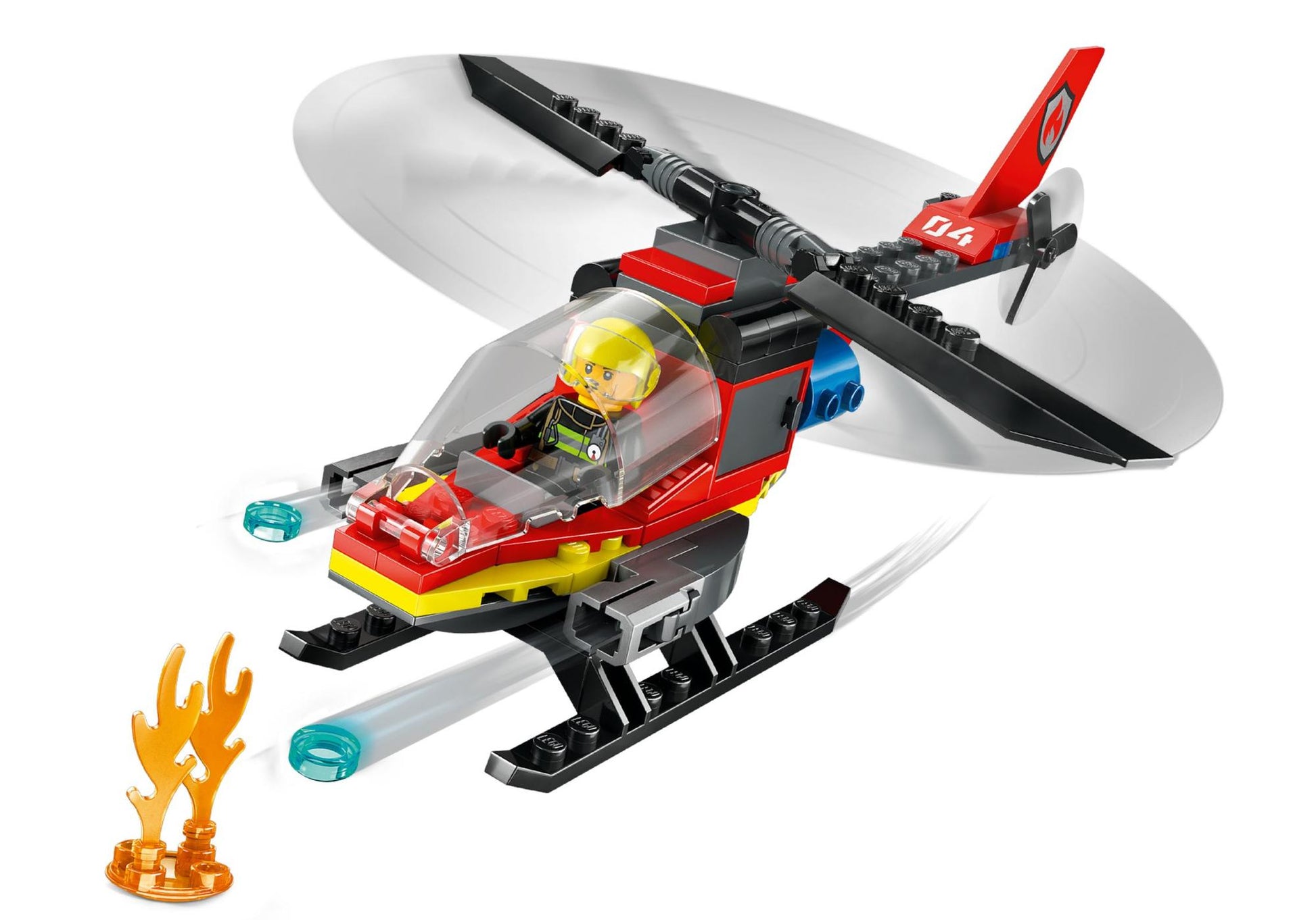 Lego 60411 City: Feuerwehrhubschrauber - plegobil