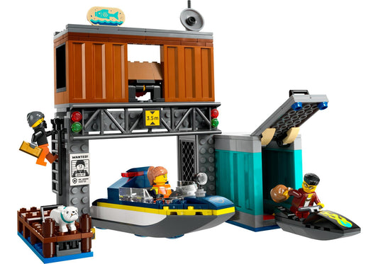 Lego 60417 City: Polizeischnellboot und Ganovenversteck - plegobil