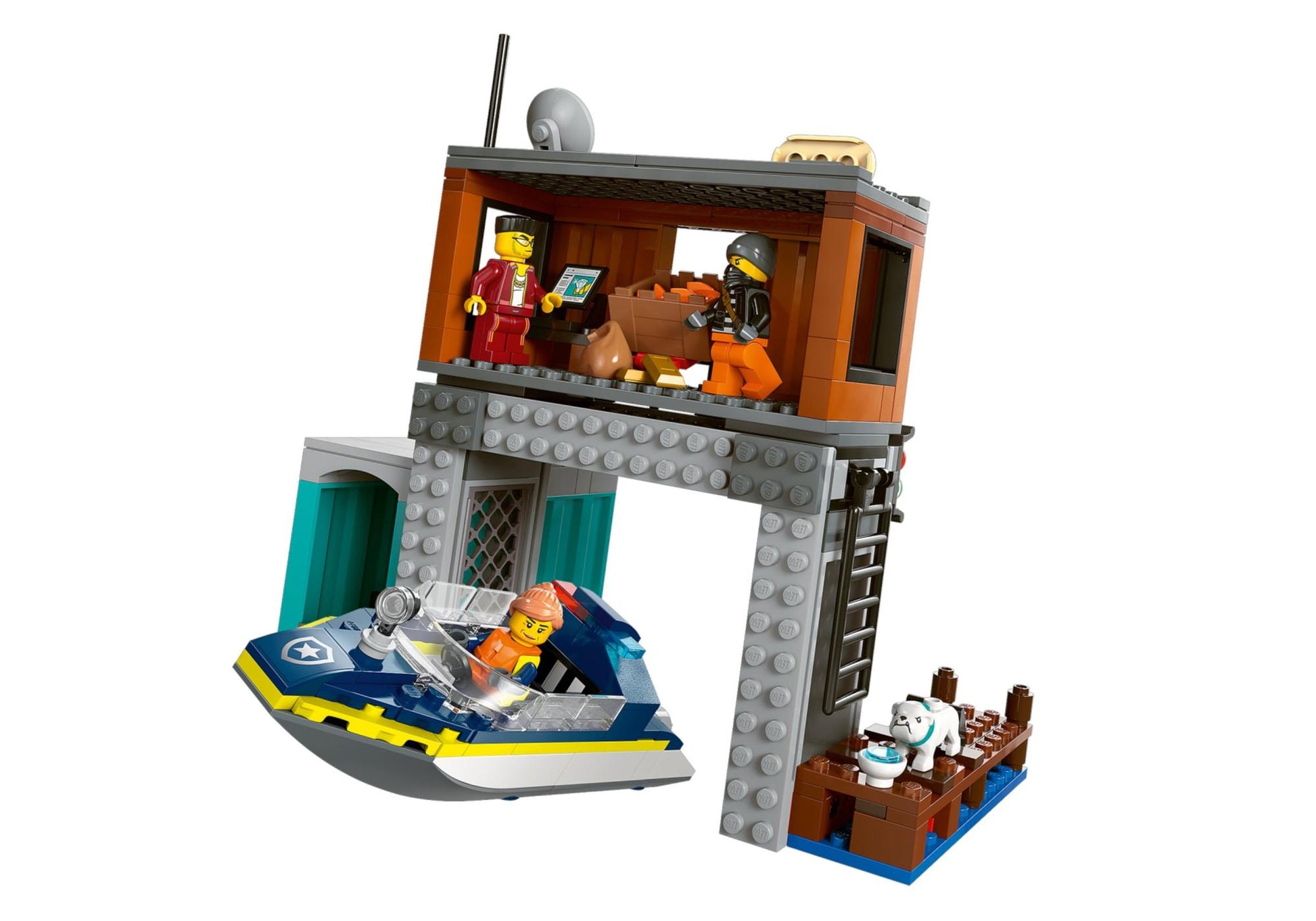 Lego 60417 City: Polizeischnellboot und Ganovenversteck - plegobil