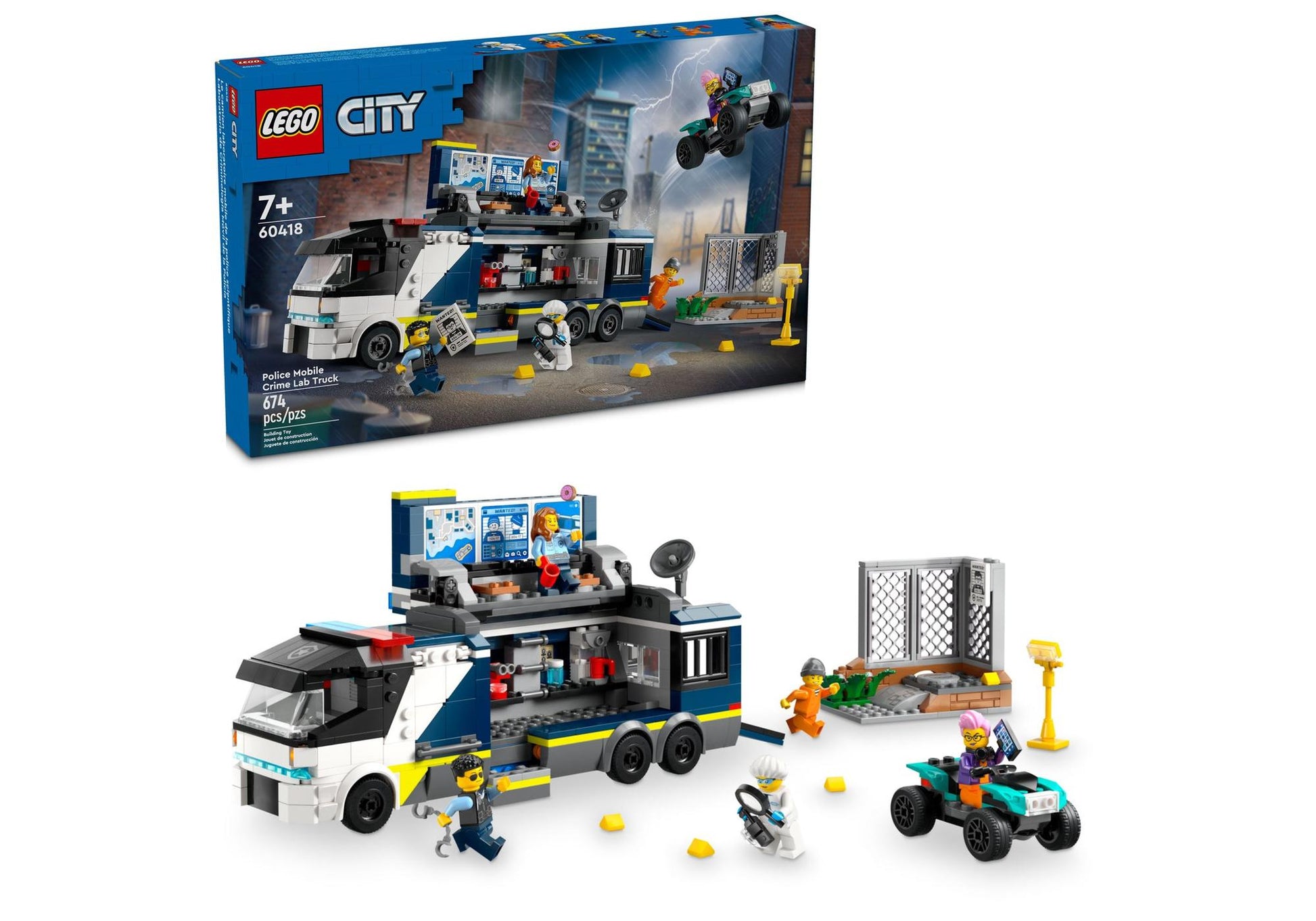 Lego 60418 City: Polizeitruck mit Labor - plegobil