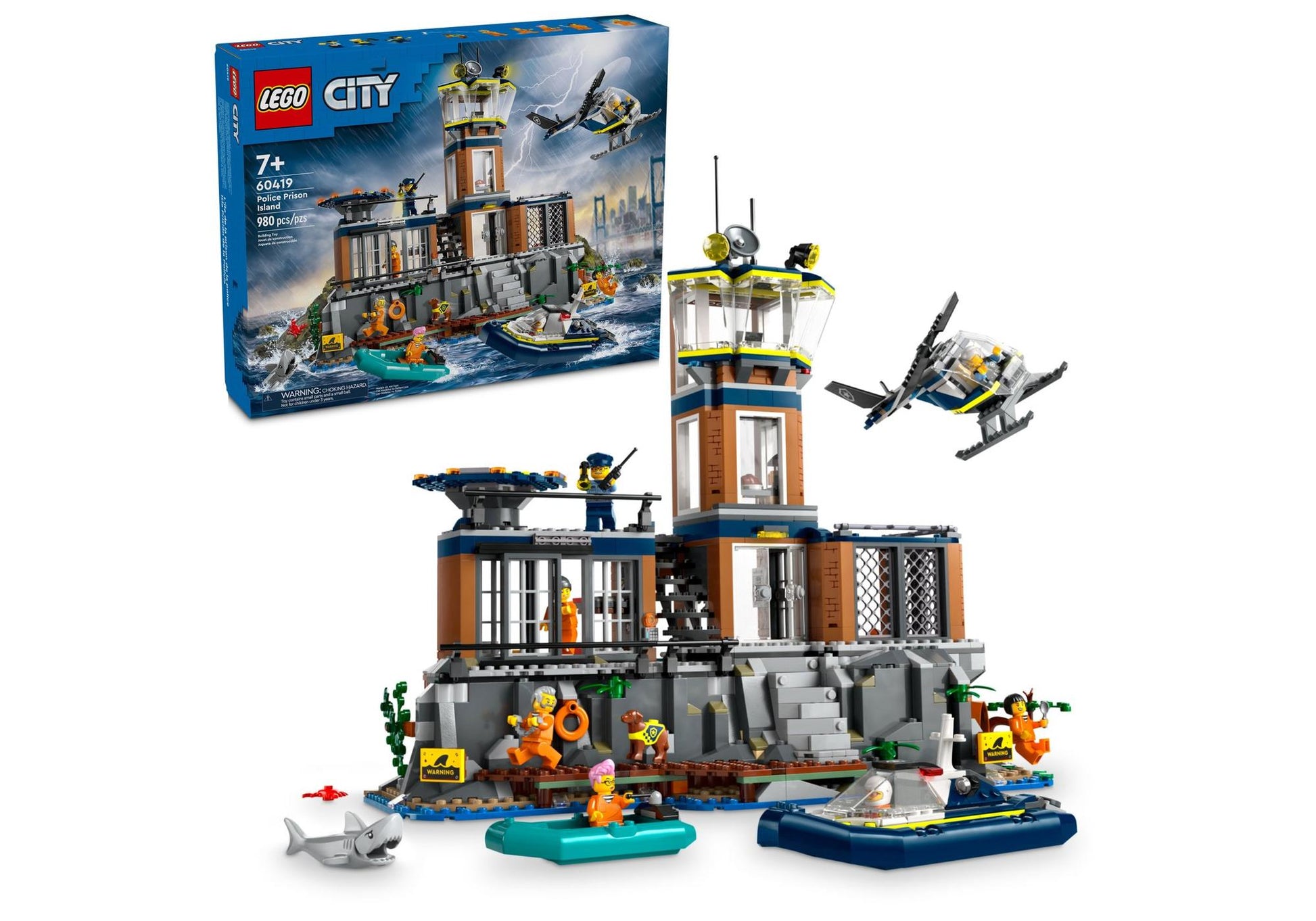 Lego 60419 City: Polizeistation auf der Gefängnisinsel - plegobil