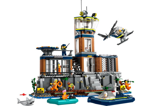Lego 60419 City: Polizeistation auf der Gefängnisinsel - plegobil
