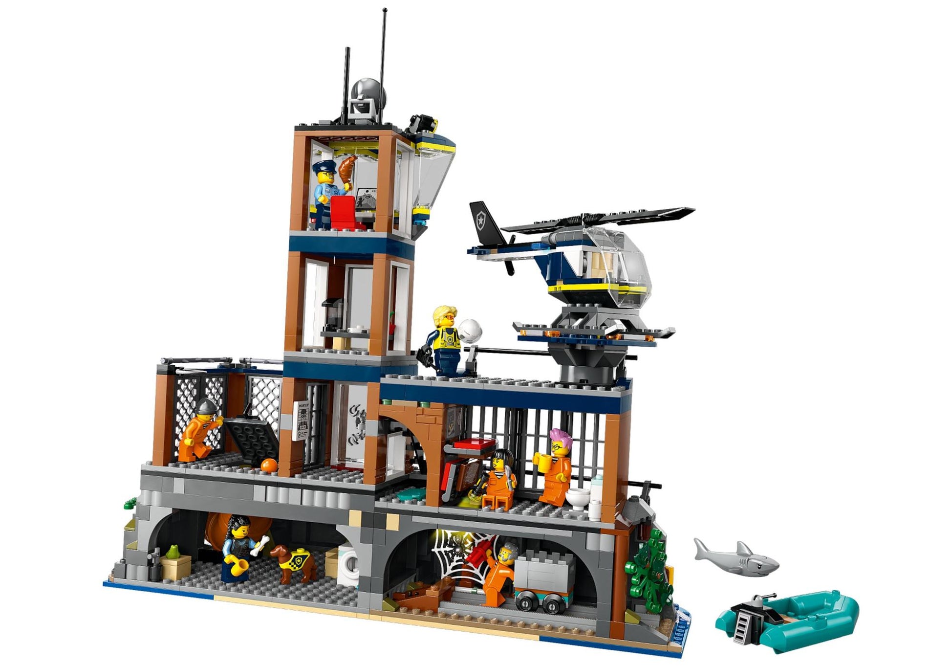 Lego 60419 City: Polizeistation auf der Gefängnisinsel - plegobil