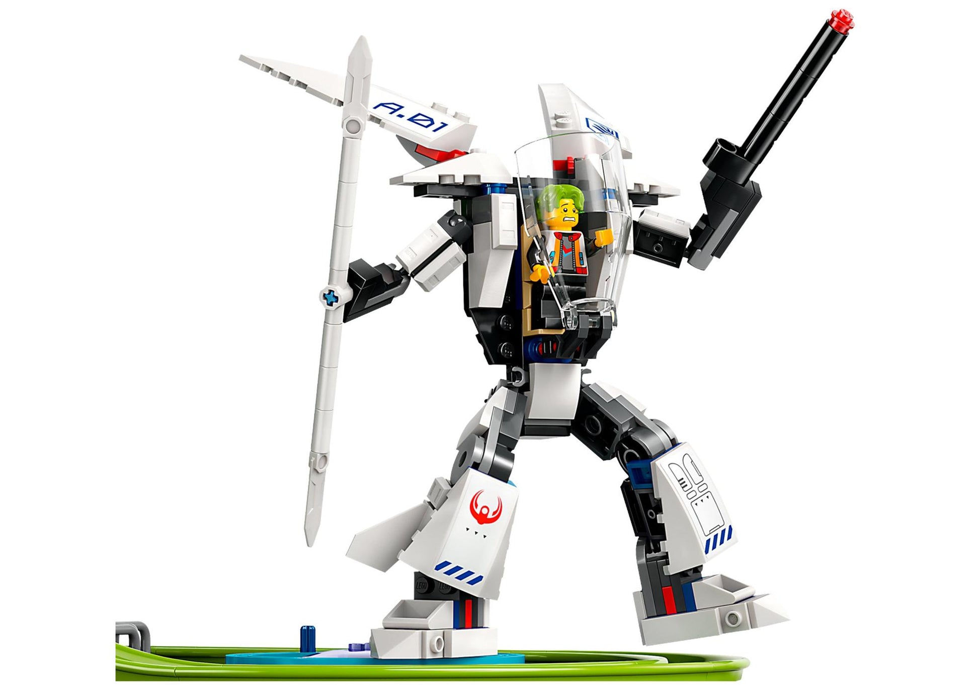 Lego 60421 City: Achterbahn mit Roboter-Mech - plegobil