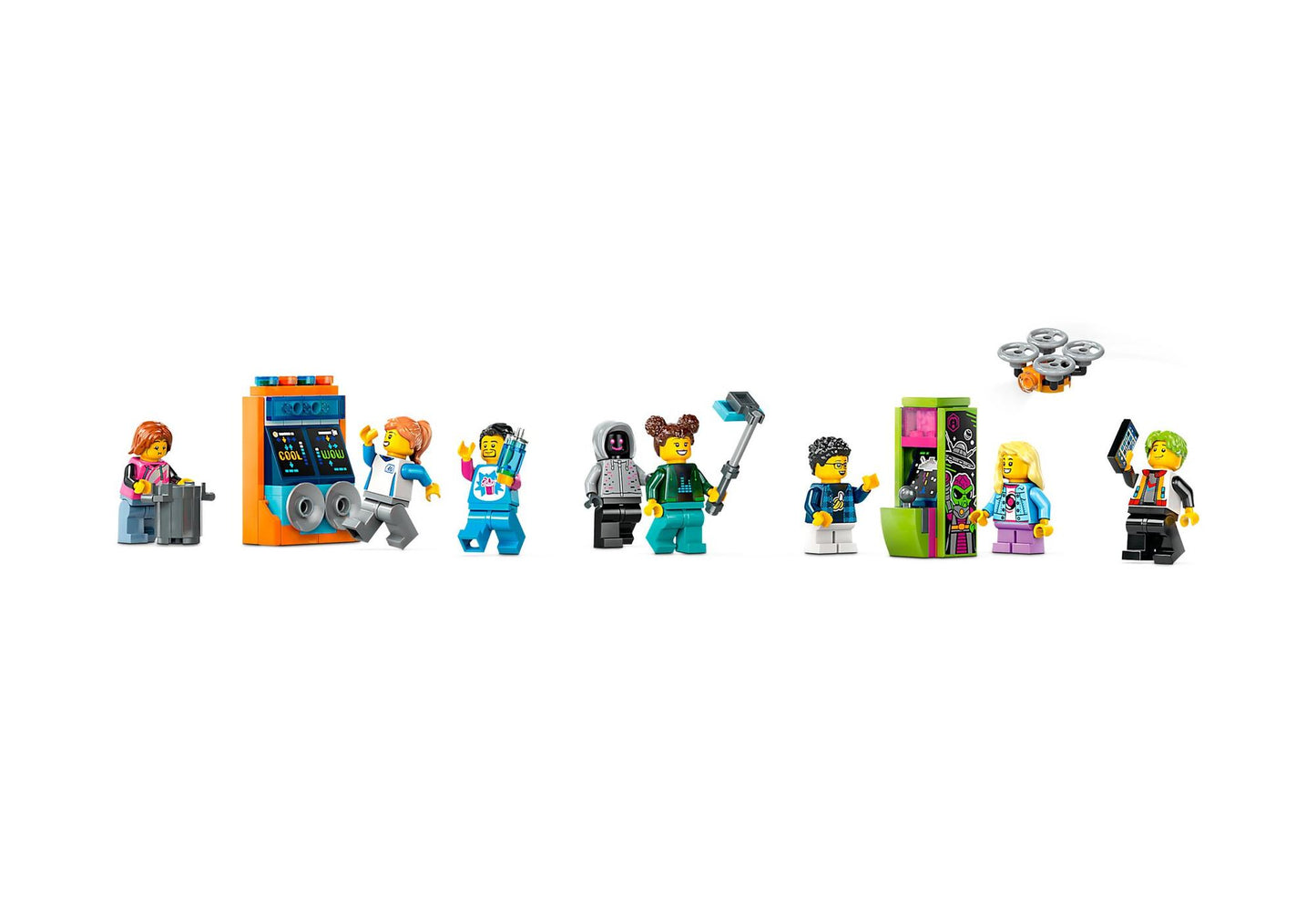 Lego 60421 City: Achterbahn mit Roboter-Mech - plegobil