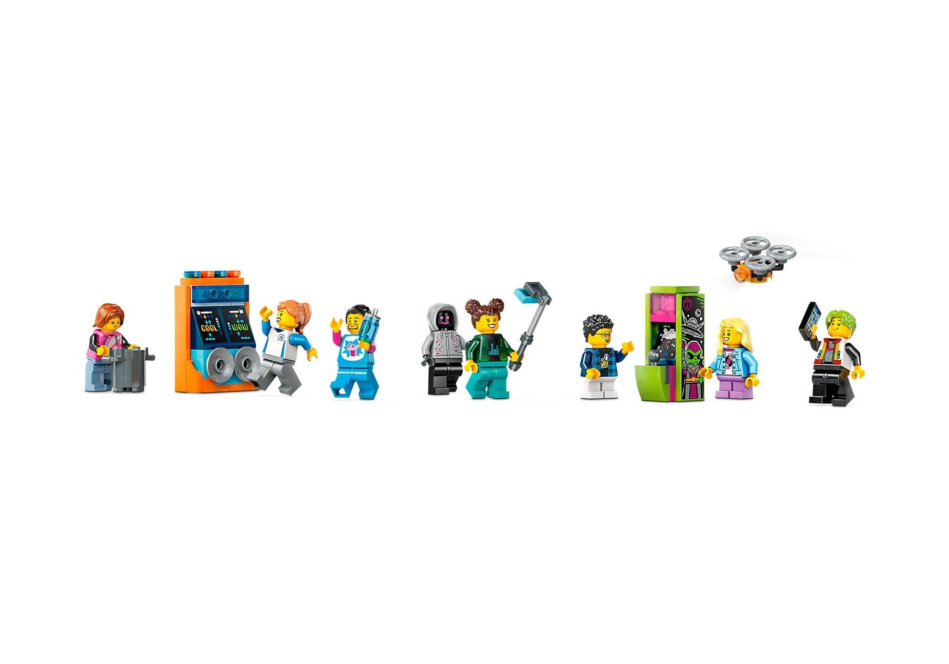 Lego 60421 City: Achterbahn mit Roboter-Mech - plegobil