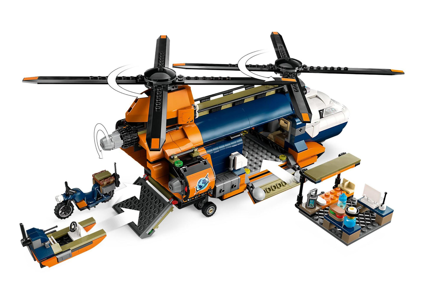Lego 60437 City: Dschungelforscher-Hubschrauber - plegobil