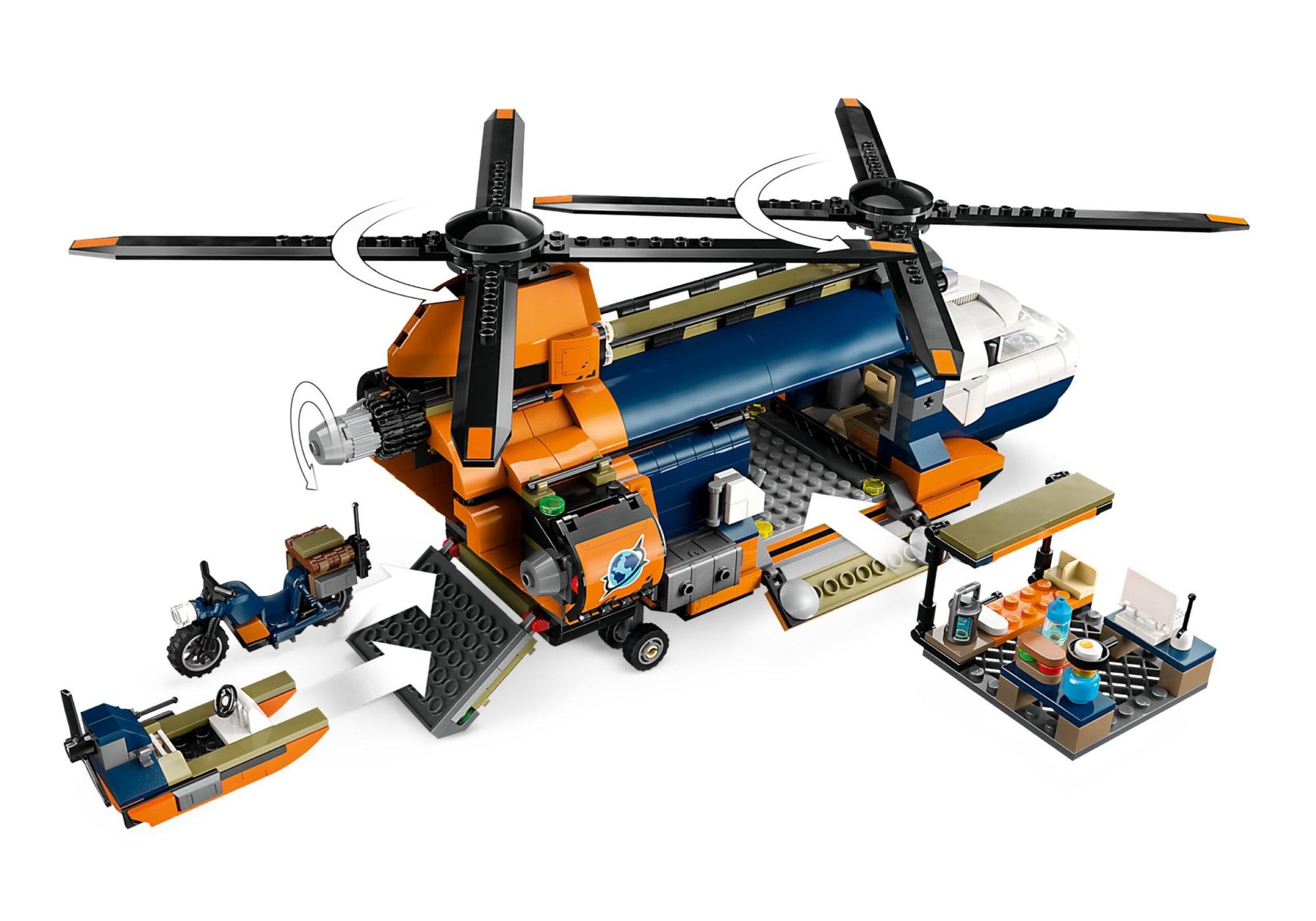 Lego 60437 City: Dschungelforscher-Hubschrauber - plegobil