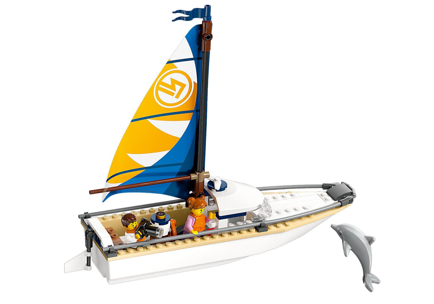 Lego 60438 City: Segelboot - plegobil