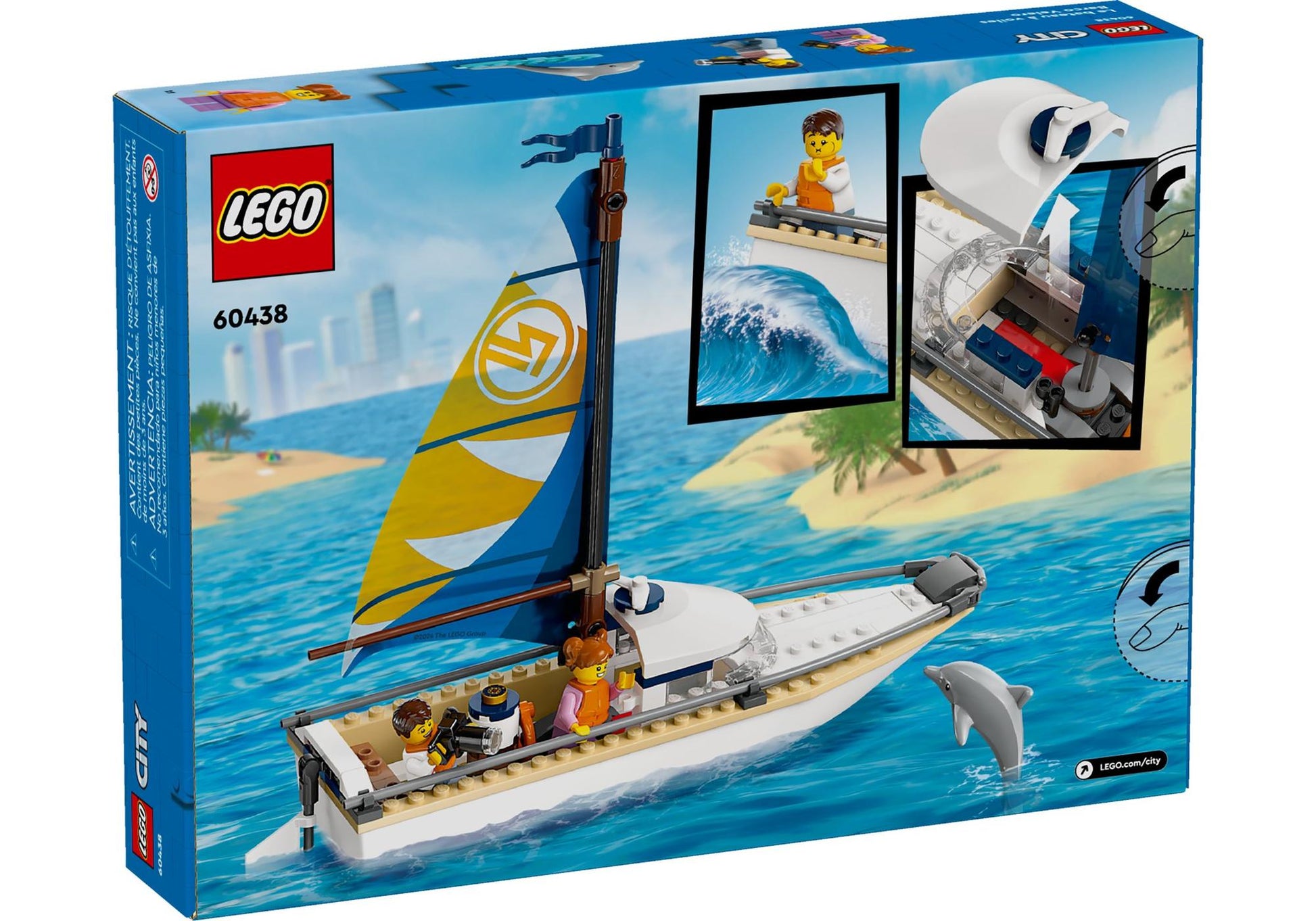 Lego 60438 City: Segelboot - plegobil