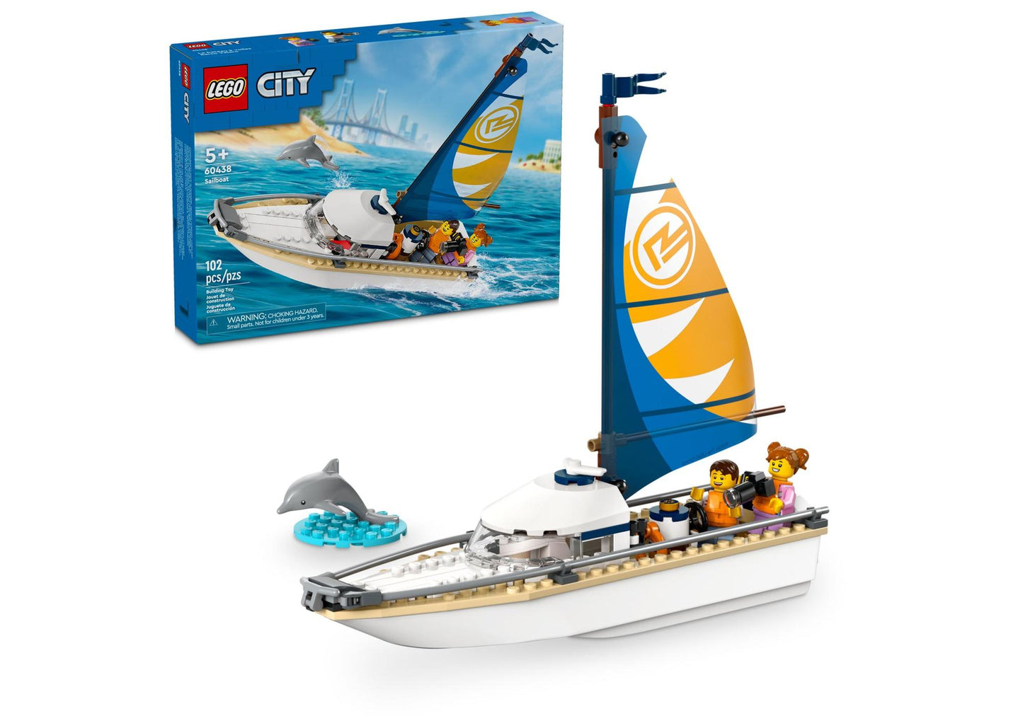 Lego 60438 City: Segelboot - plegobil