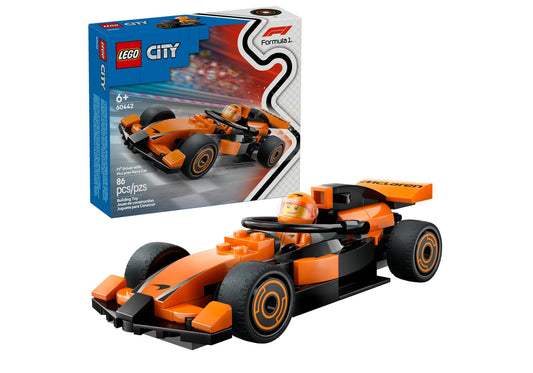 Lego 60442 City: F1 Rennfahrer mit McLaren Rennauto