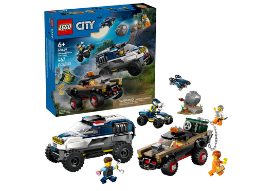 Lego 60449 City: Verfolgungsjagd im Polizeigeländewagen