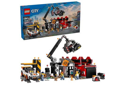 Lego 60472 City: Schrottplatz mit Autos