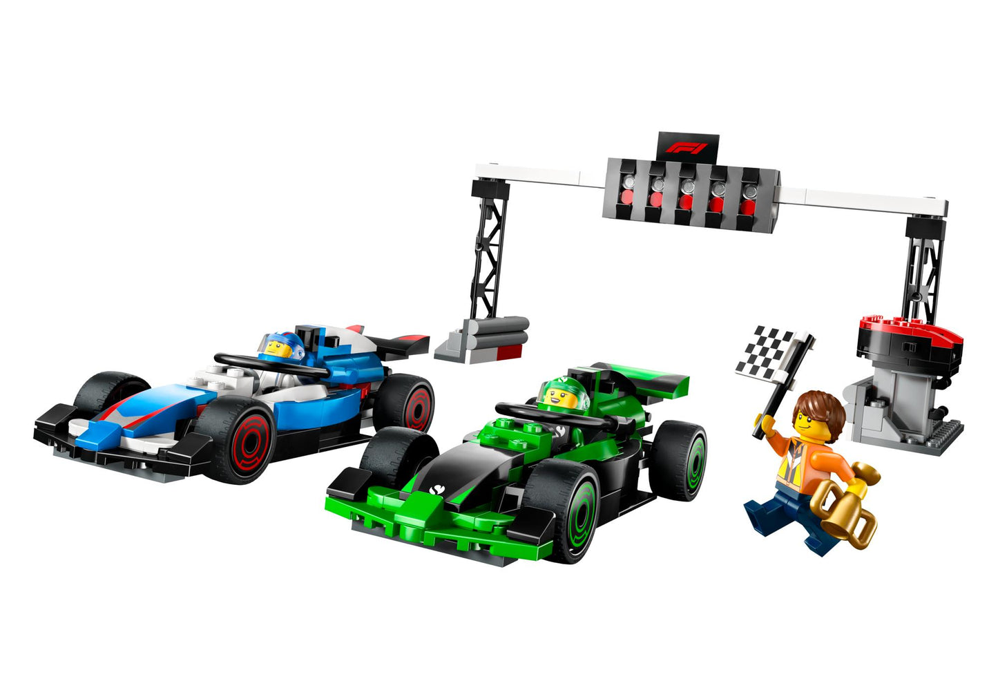 Lego 60474 City: F1 Startaufstellung mit VCARB & Sauber Rennautos