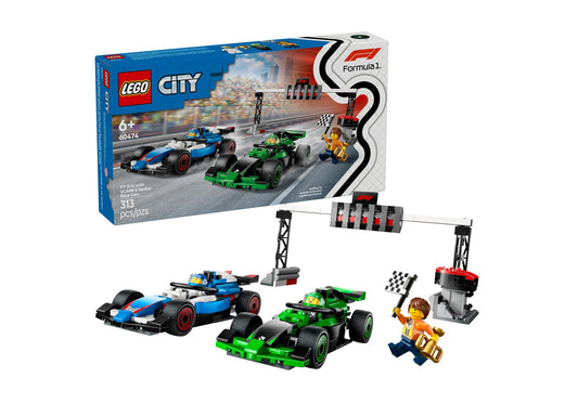 Lego 60474 City: F1 Startaufstellung mit VCARB & Sauber Rennautos