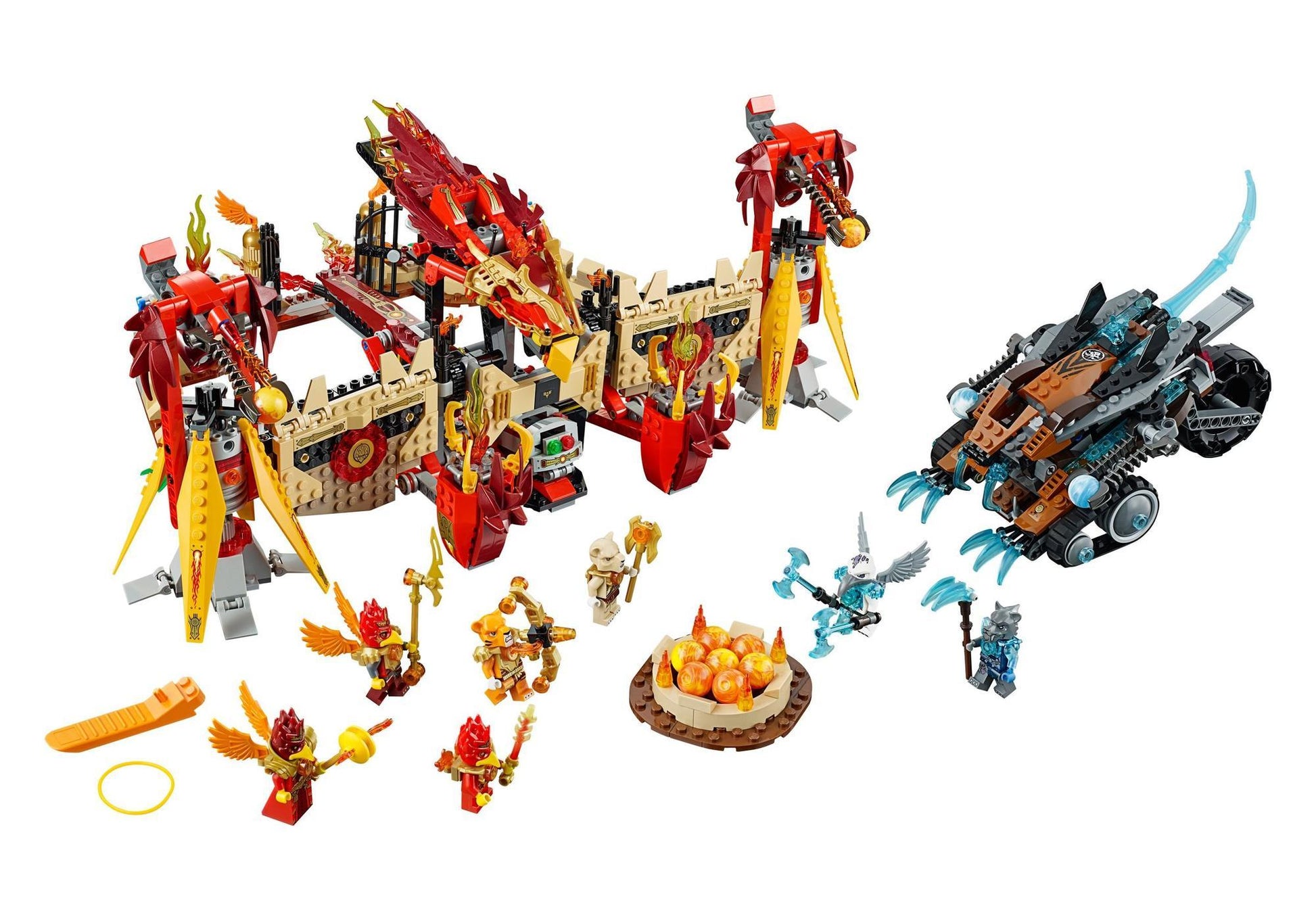Lego 70146 Legends of Chima: Phoenix Fliegender Feuertempel - plegobil