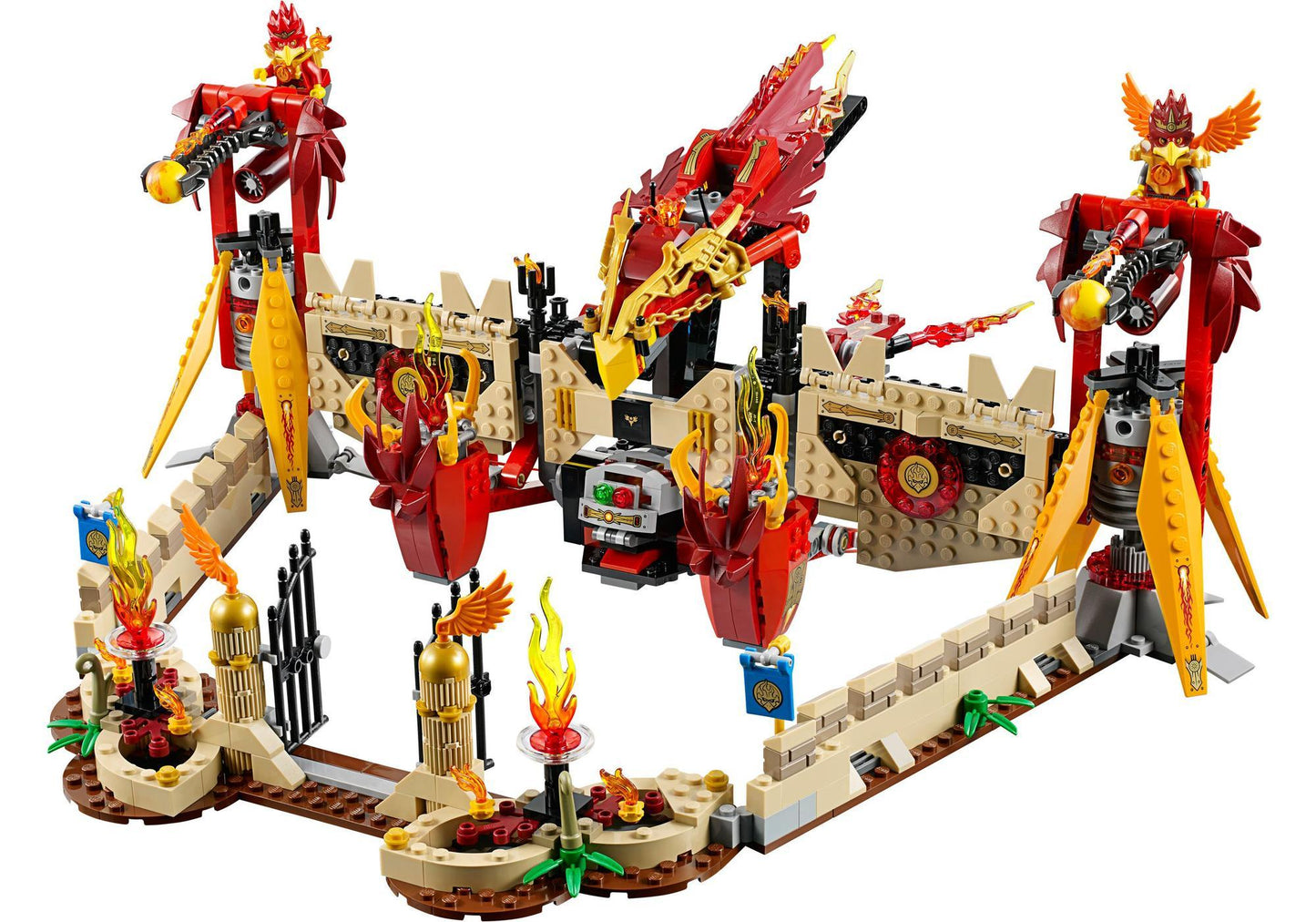 Lego 70146 Legends of Chima: Phoenix Fliegender Feuertempel - plegobil