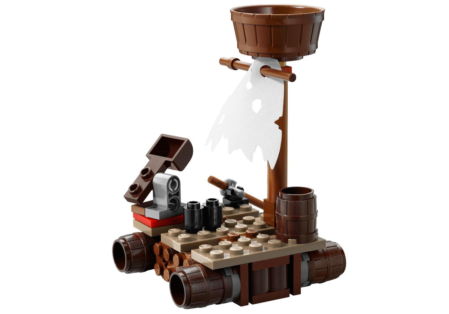 Lego 70410 Pirates: Soldaten-Wachposten mit Piratenfloß - plegobil