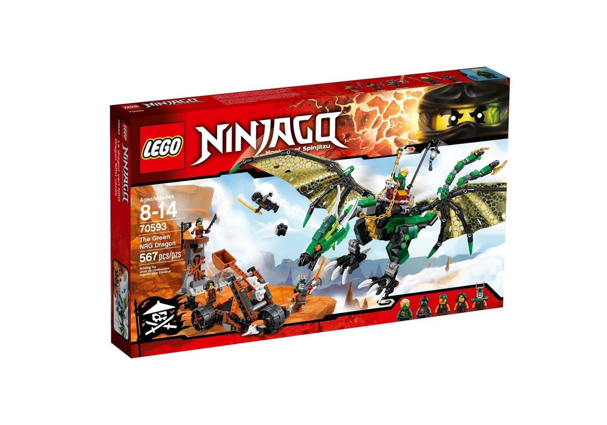 Lego 70593 Ninjago: Der Grüne Energie-Drache - plegobil