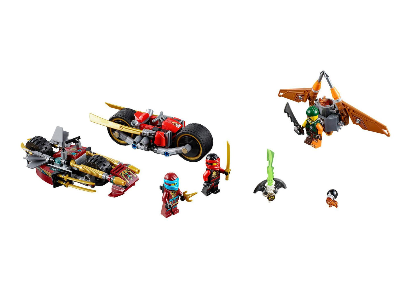Lego 70600 Ninjago: Ninja-Bike Jagd - plegobil