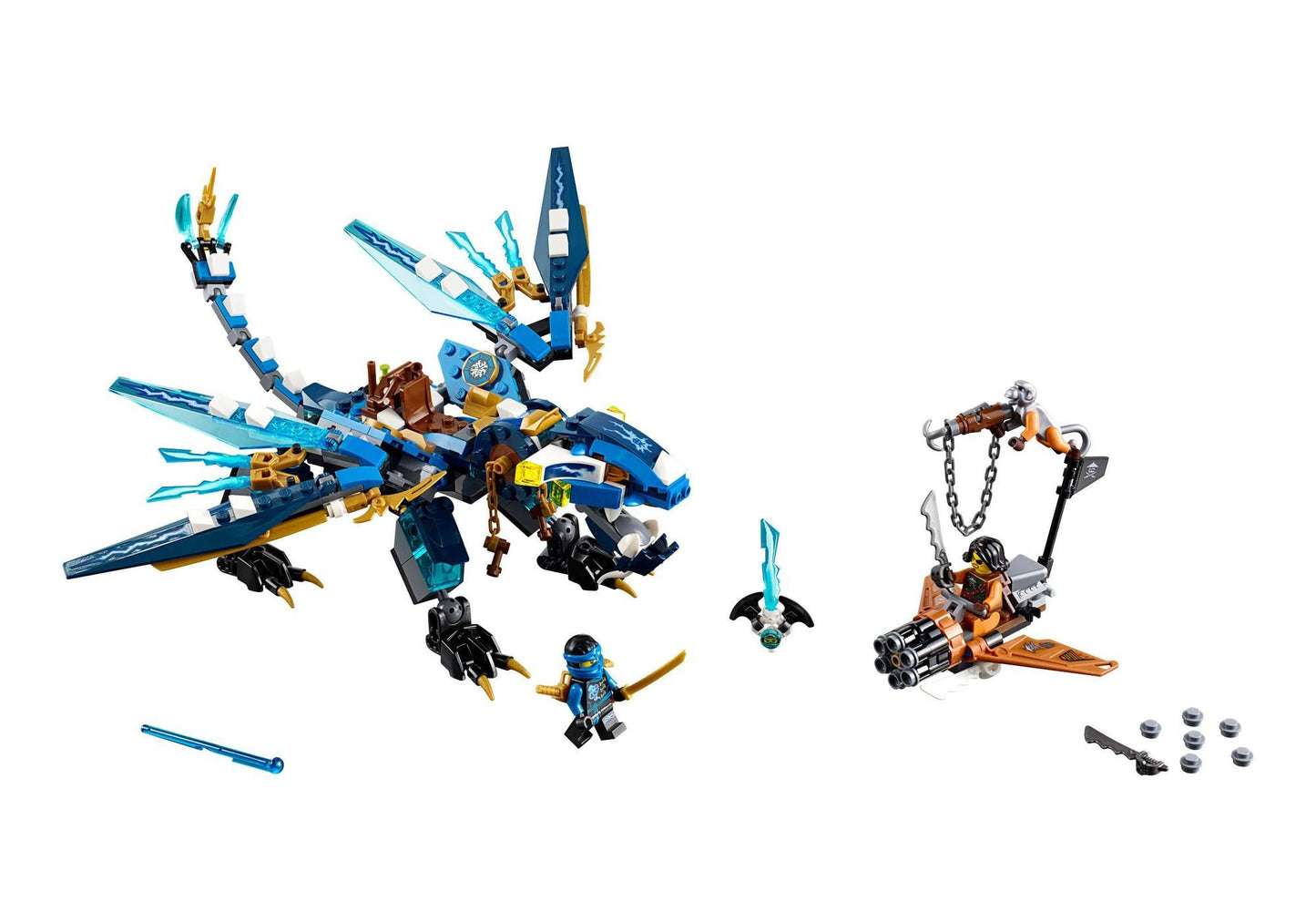 Lego 70602 Ninjago: Jays Elementardrache - plegobil