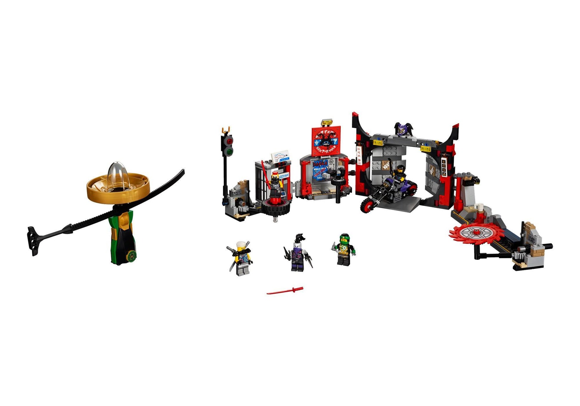 Lego 70640 Ninjago: Hauptquartier der Motorradfahrer - plegobil