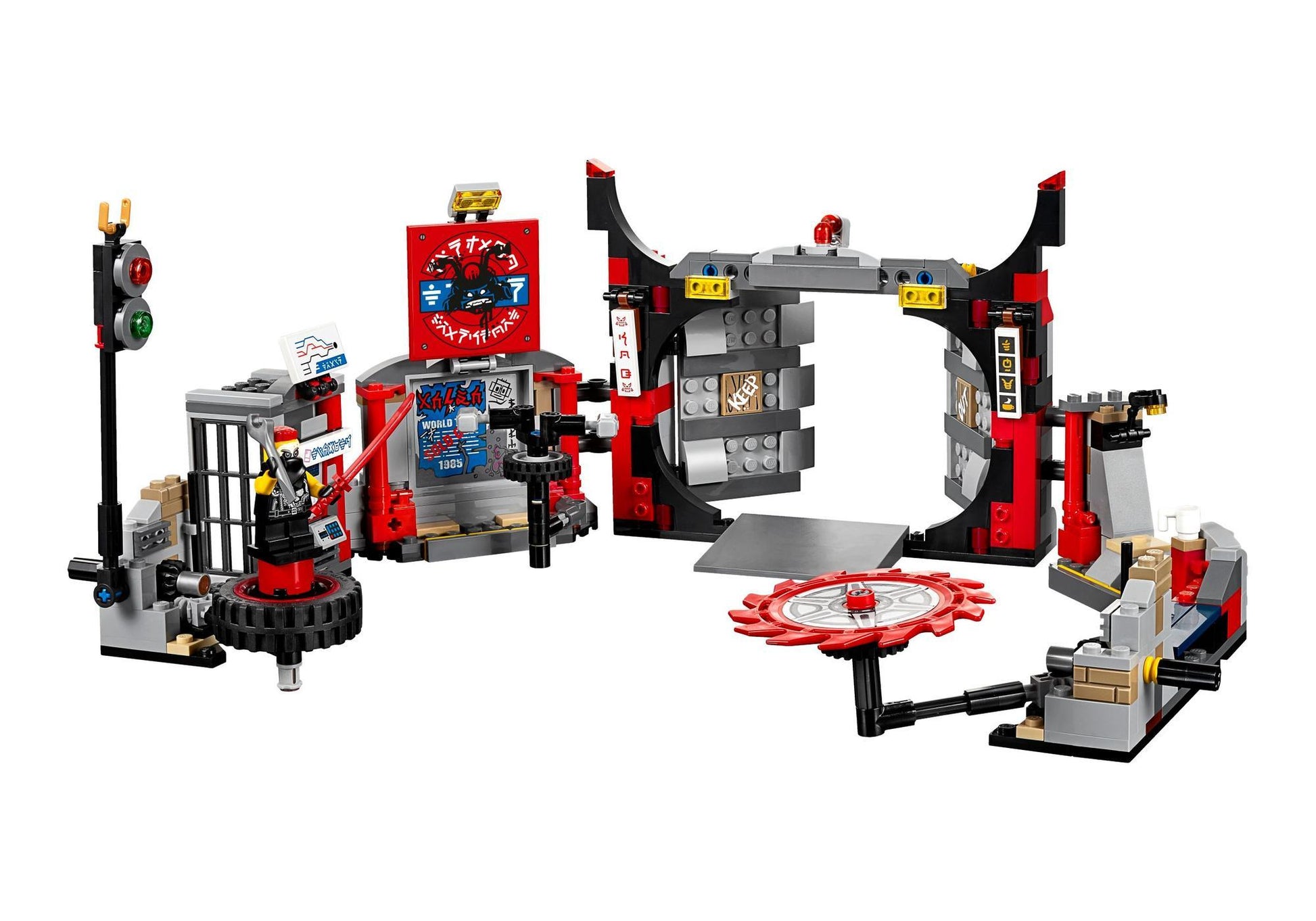 Lego 70640 Ninjago: Hauptquartier der Motorradfahrer - plegobil