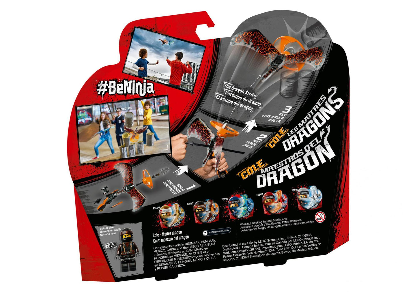 Lego 70645 Ninjago: Drachenmeister Cole - plegobil