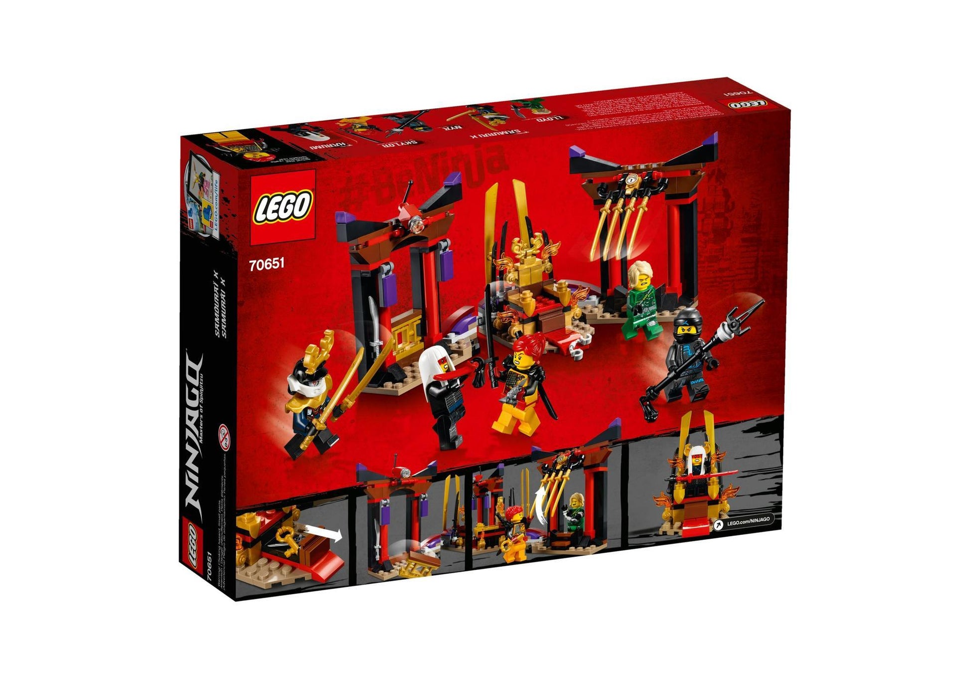 Lego 70651 Ninjago: Duell im Thronsaal - plegobil