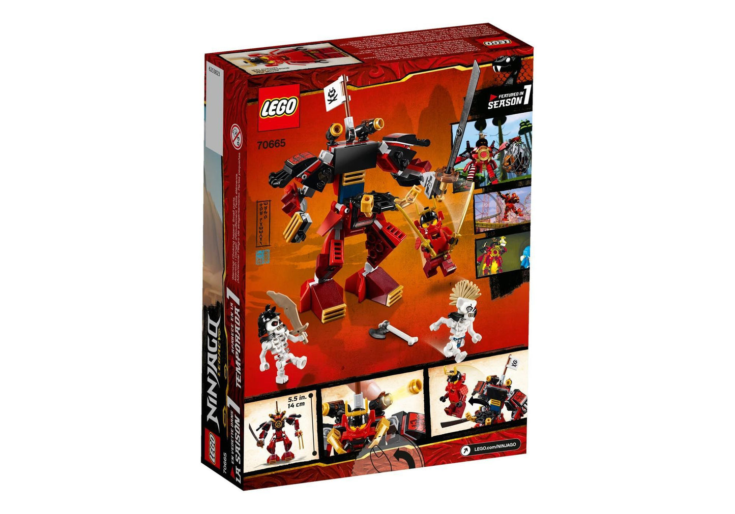 Lego 70665 Ninjago: Samurai-Roboter - plegobil