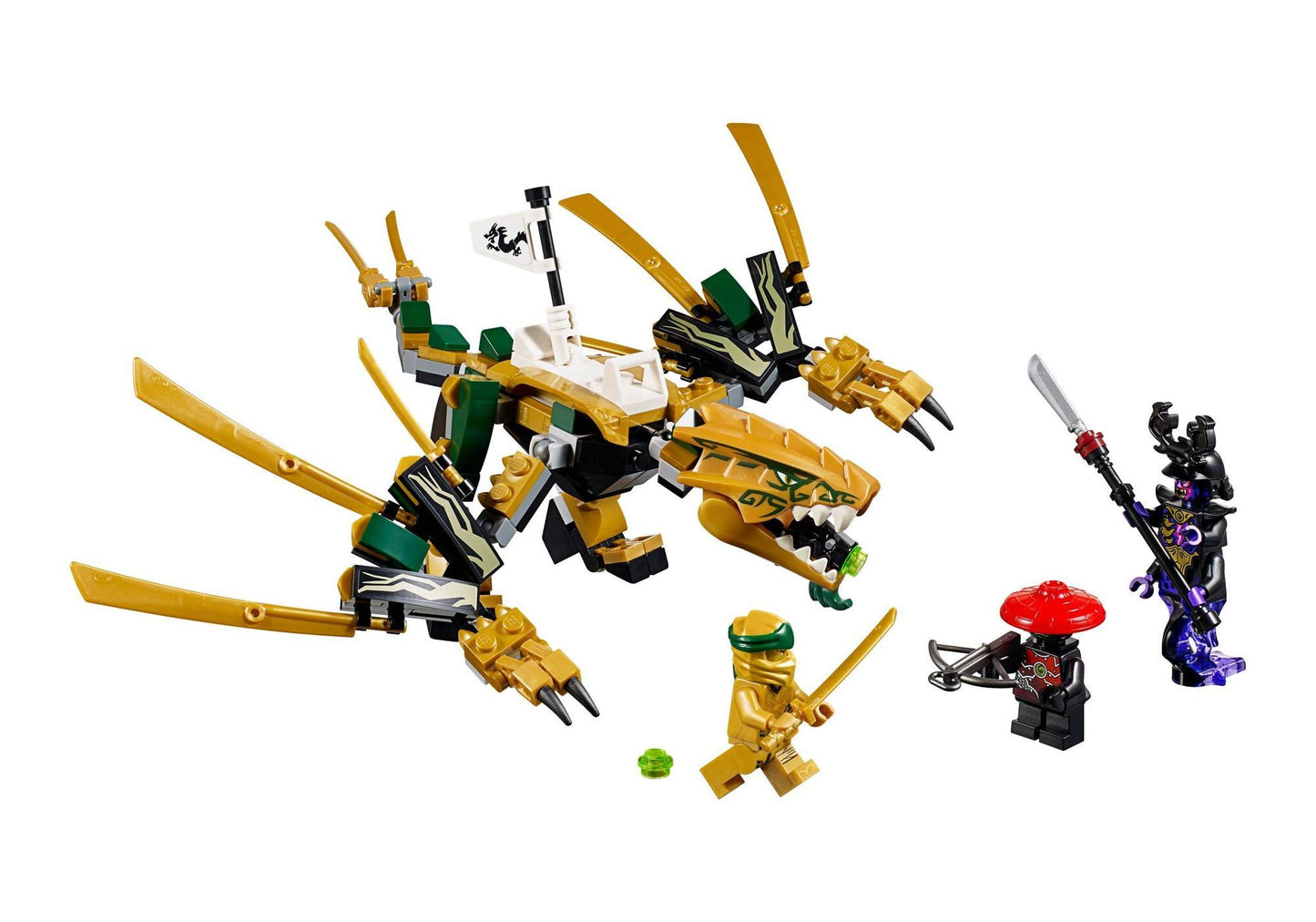 Lego 70666 Ninjago: Goldener Drache - plegobil