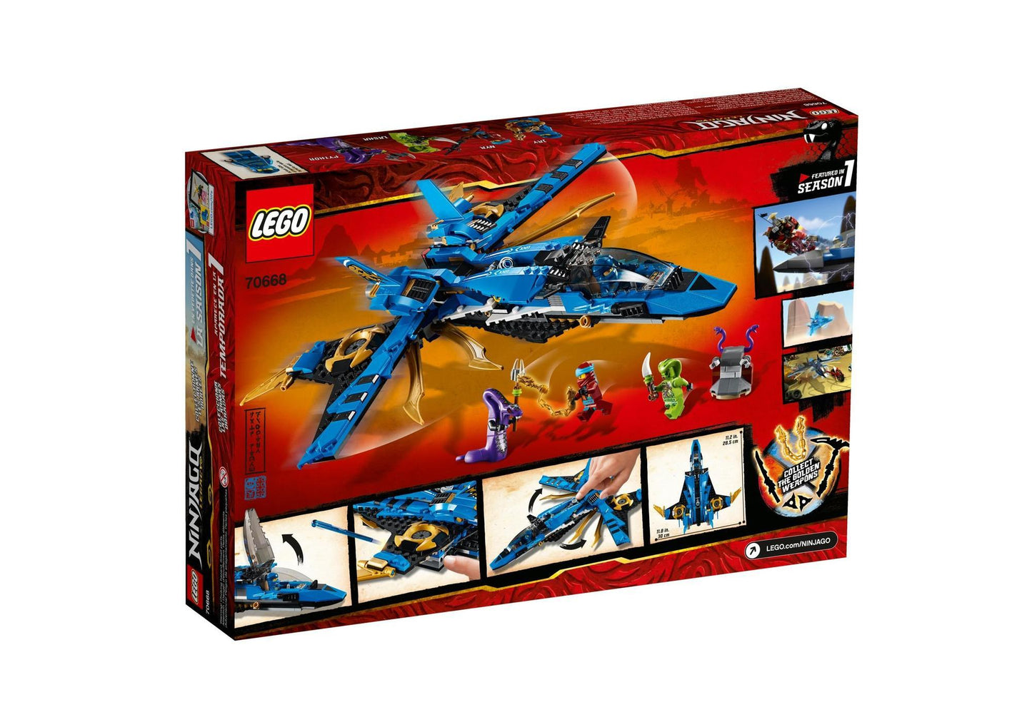 Lego 70668 Ninjago: Jays Donner-Jet - plegobil