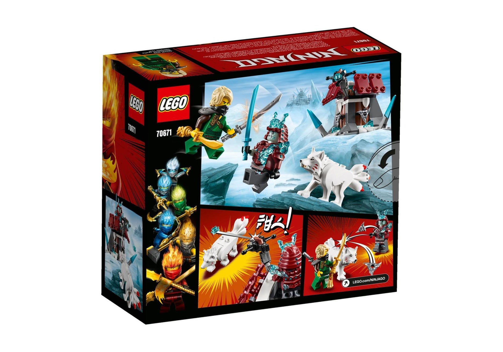 Lego 70671 Ninjago: Angriff des Eis-Samurai - plegobil
