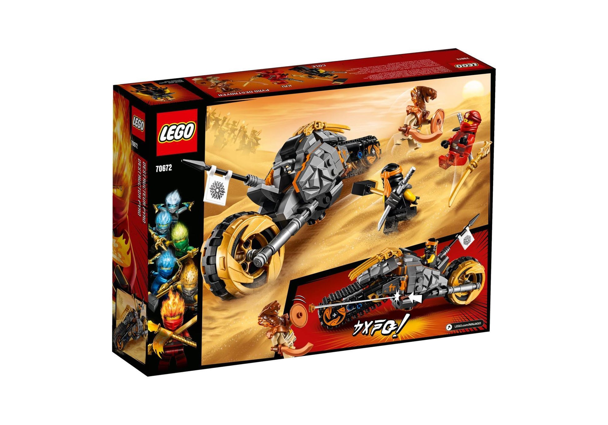 Lego 70672 Ninjago: Coles Offroad-Bike - plegobil