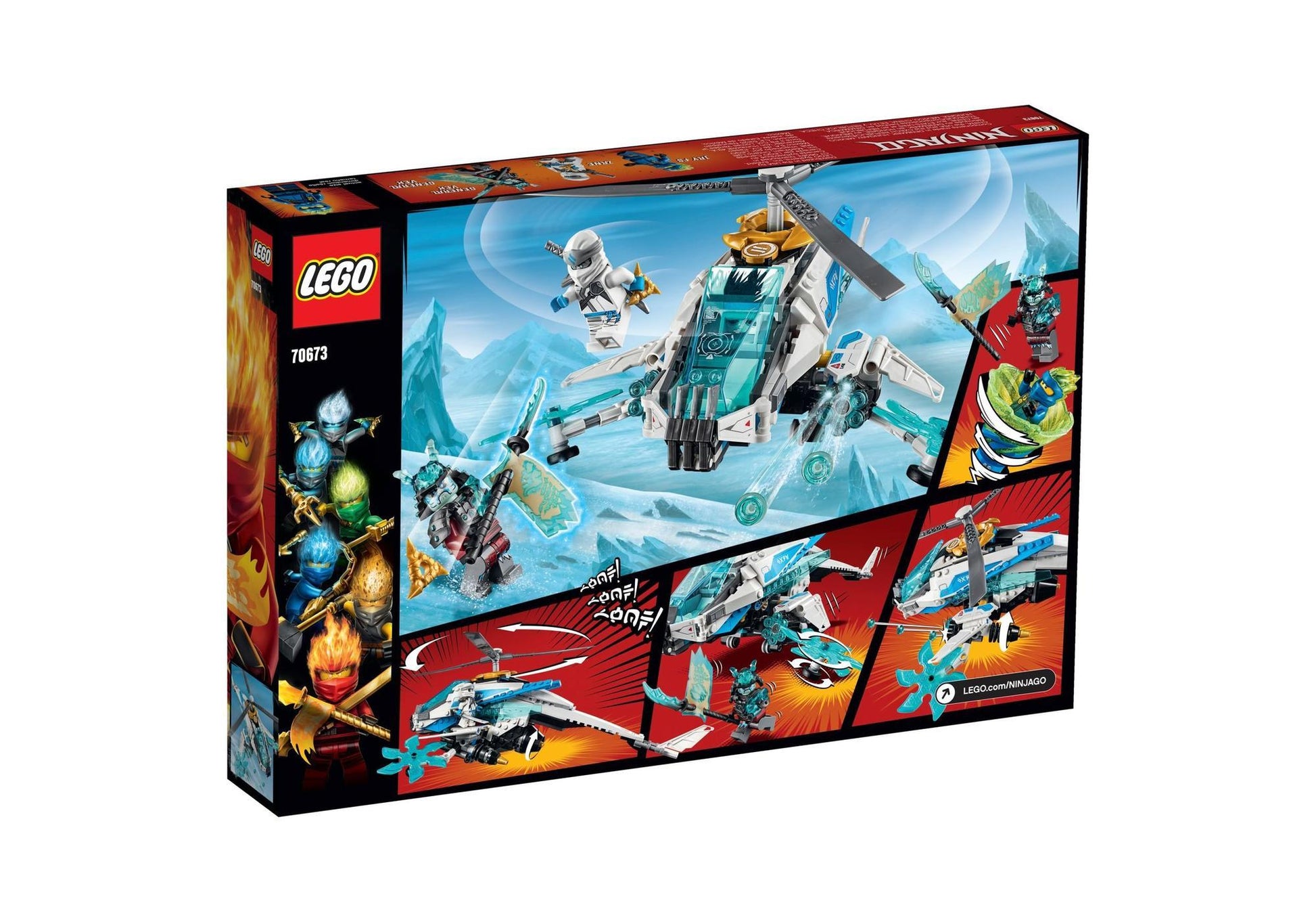 Lego 70673 Ninjago: ShuriCopter - plegobil