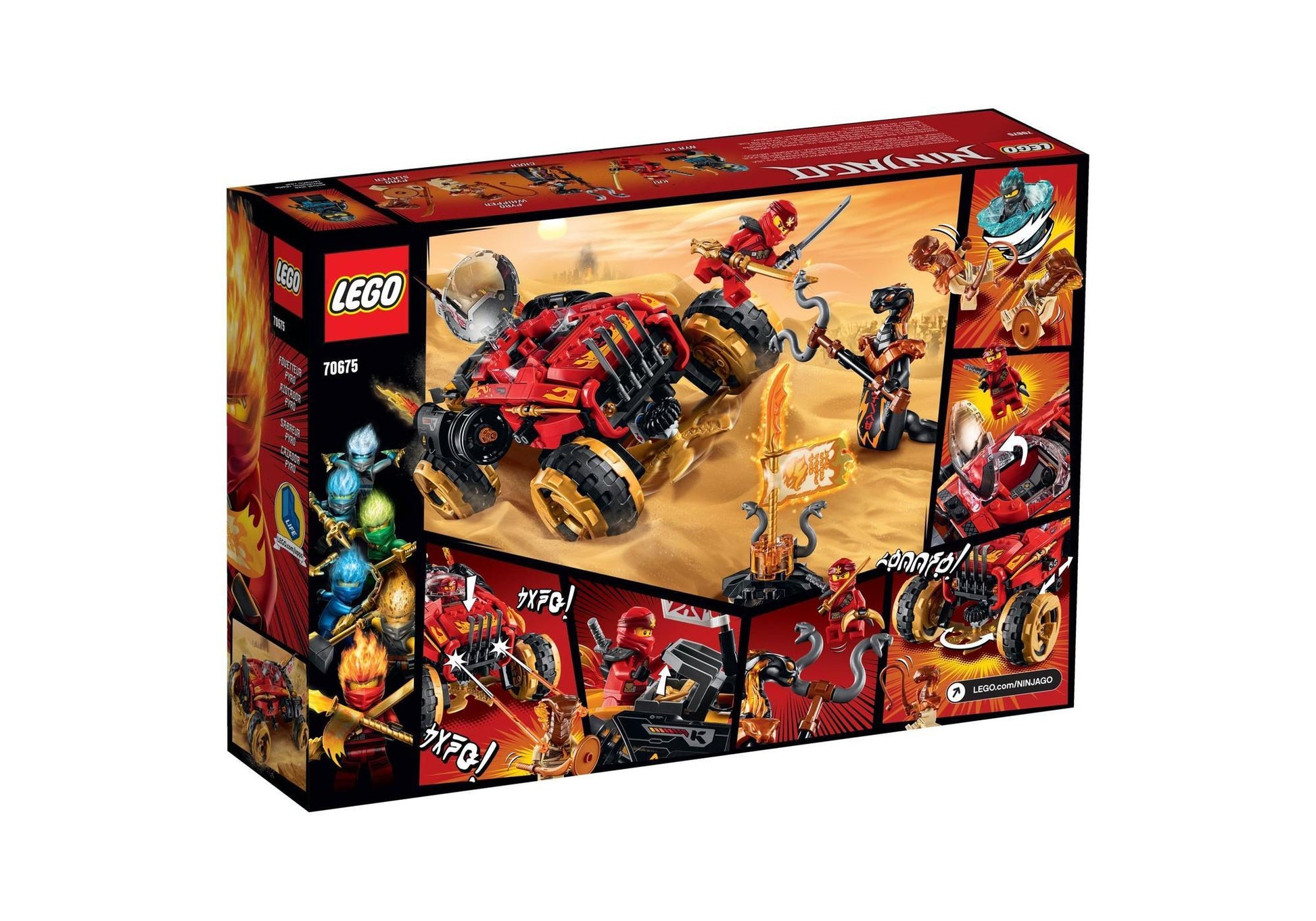 Lego 70675 Ninjago: Katana 4x4 - plegobil