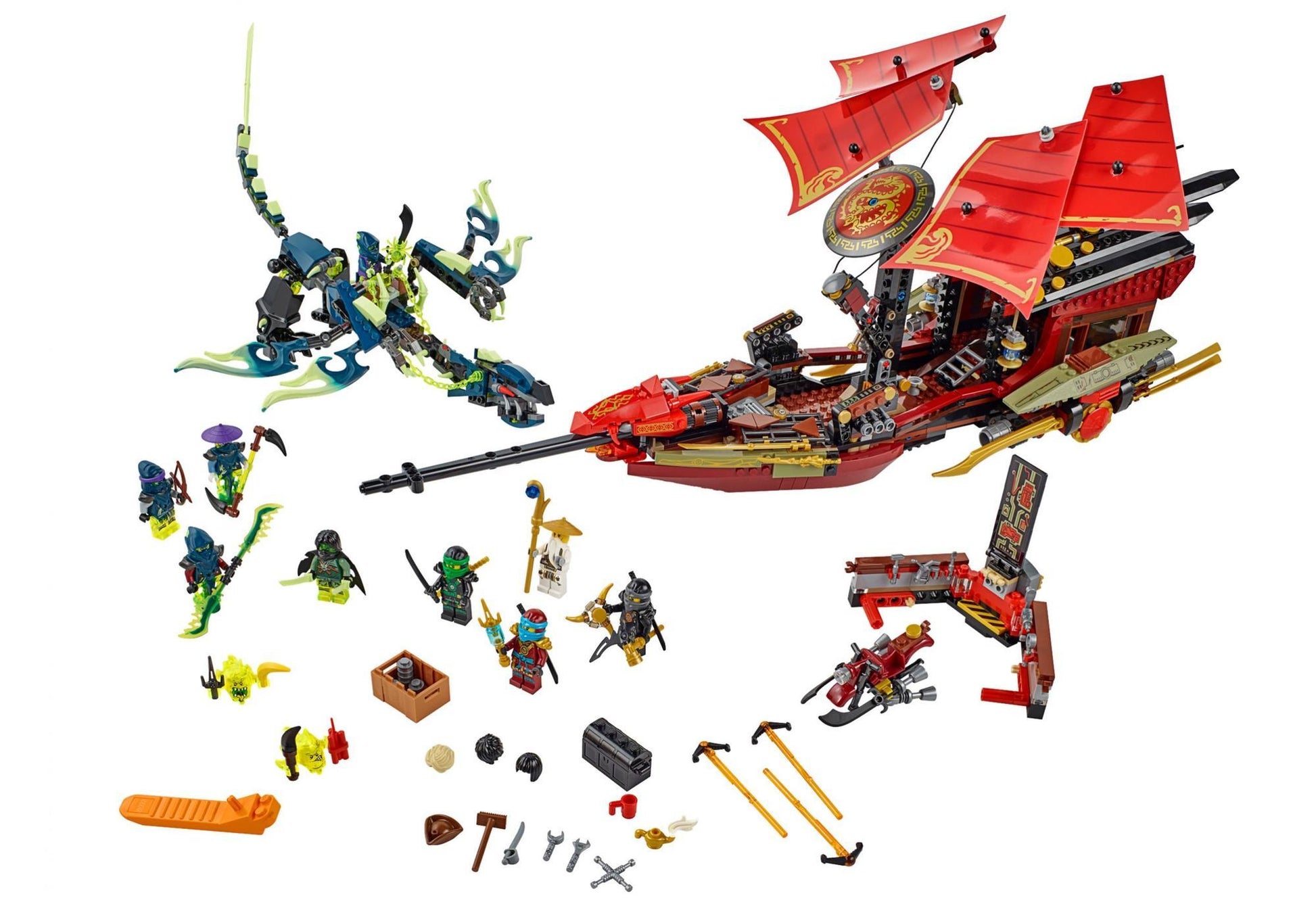 Lego 70738 Ninjago: Der letzte Flug des Ninja-Flugseglers - plegobil
