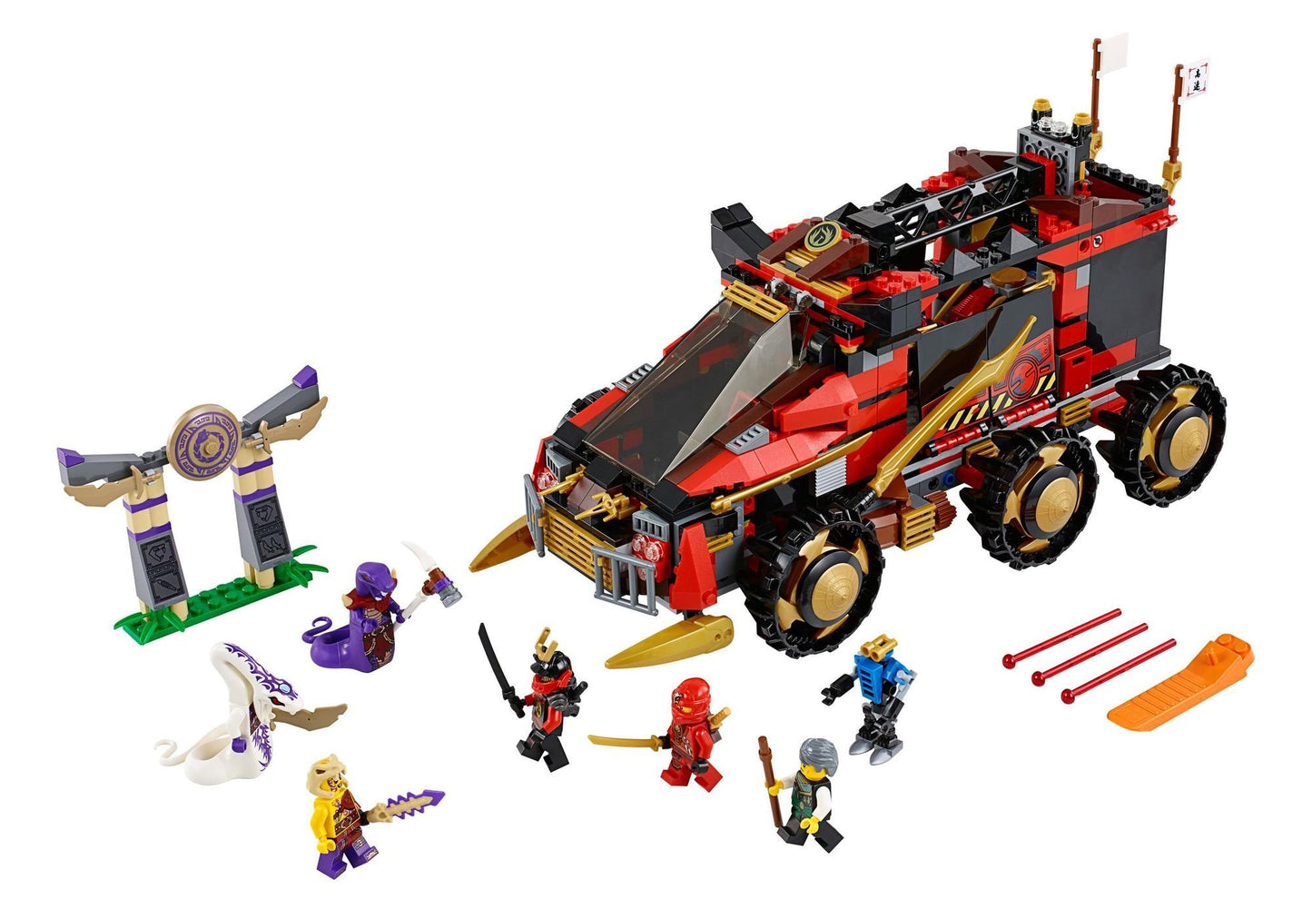 Lego 70750 Ninjago: Mobile Ninja-Basis - plegobil
