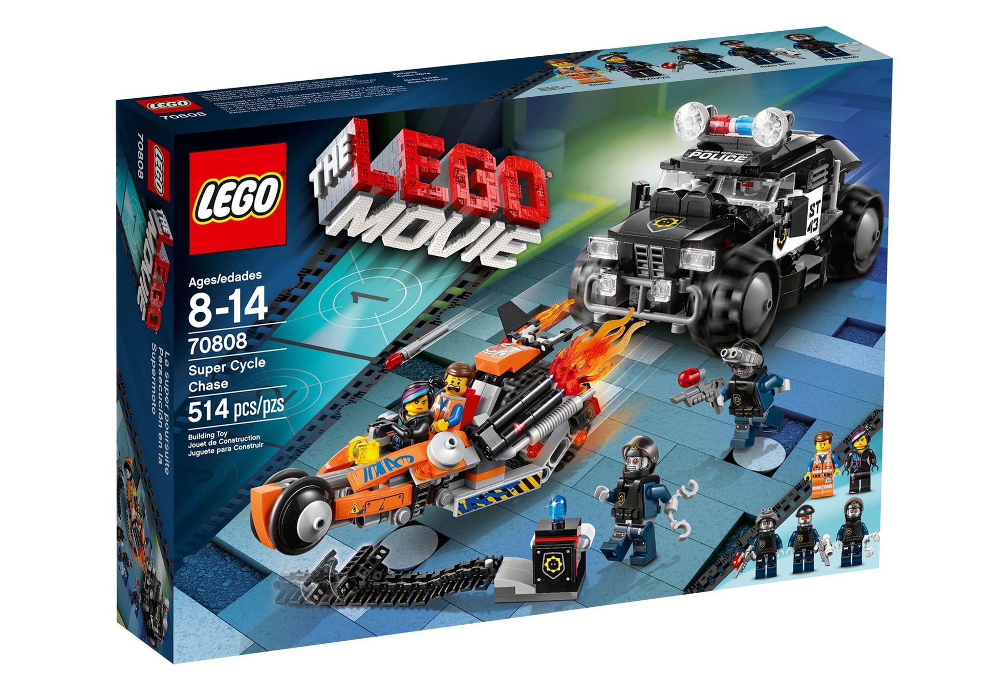 Lego 70808 The Lego Movie: Superbike Verfolgungsrennen - plegobil