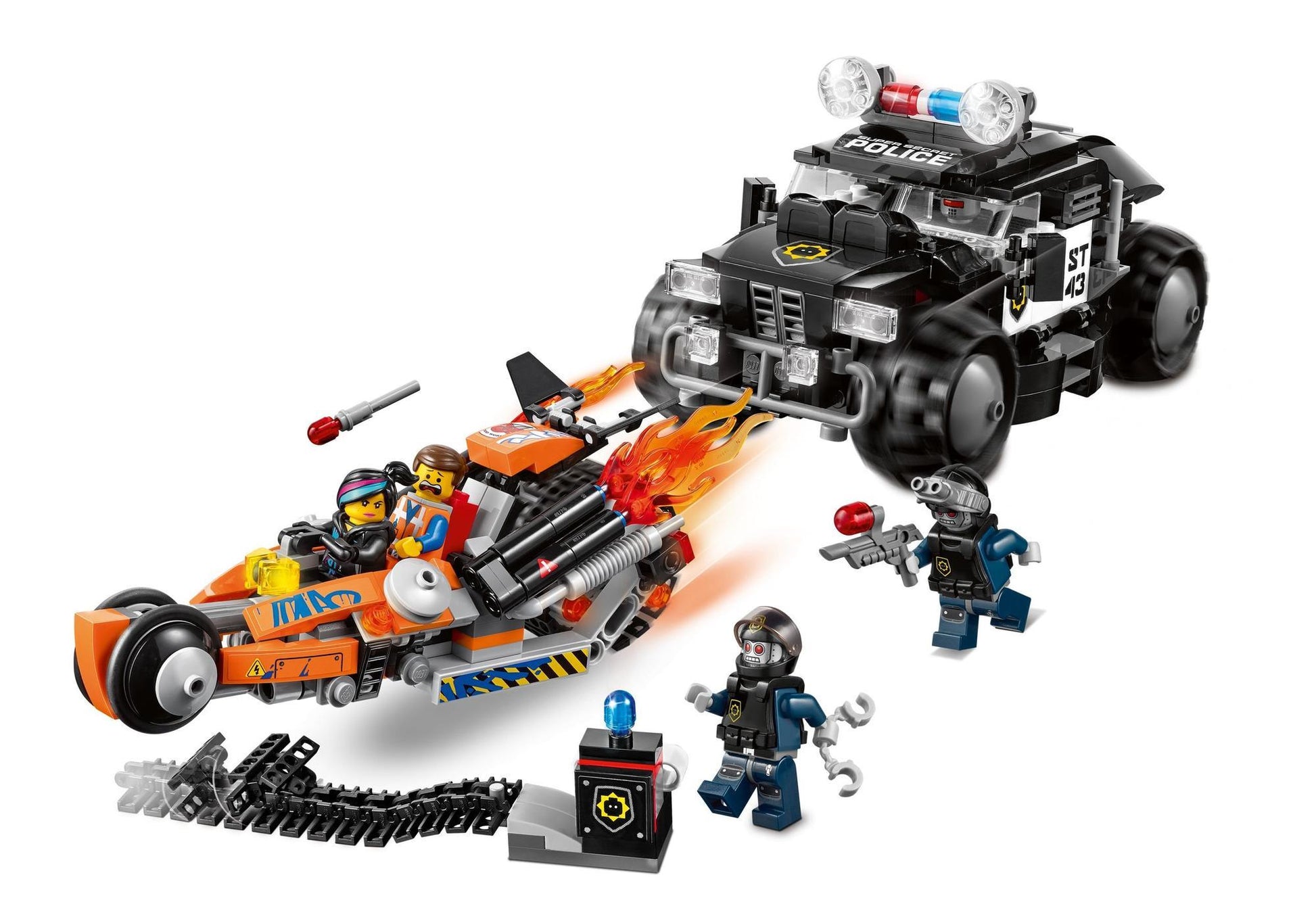 Lego 70808 The Lego Movie: Superbike Verfolgungsrennen - plegobil