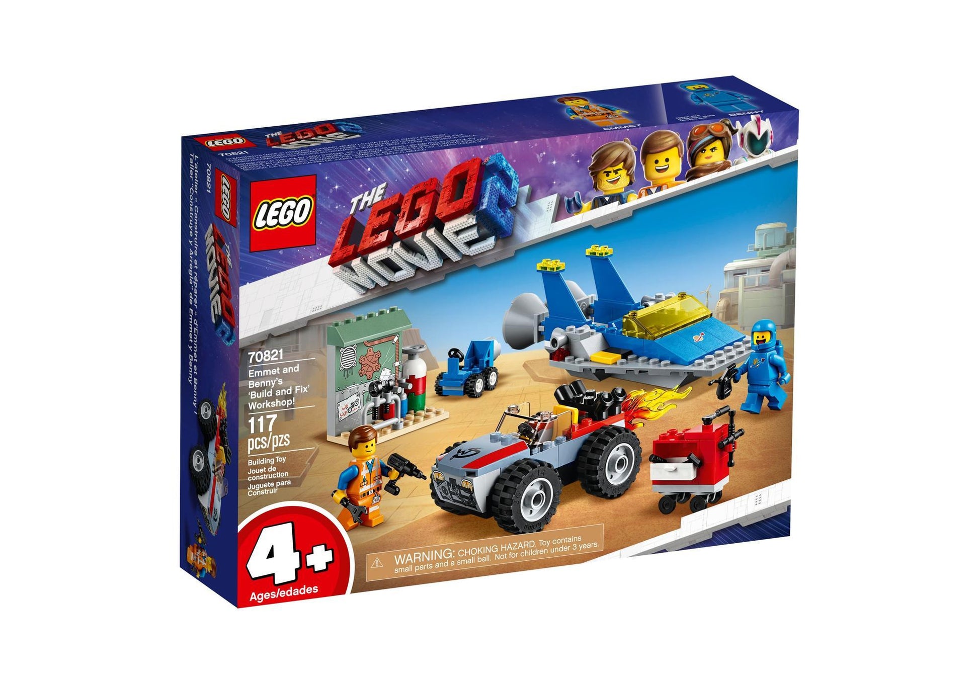 Lego 70821 The Lego Movie 2: Emmets und Bennys Bau- und Reparaturwerkstatt! - plegobil