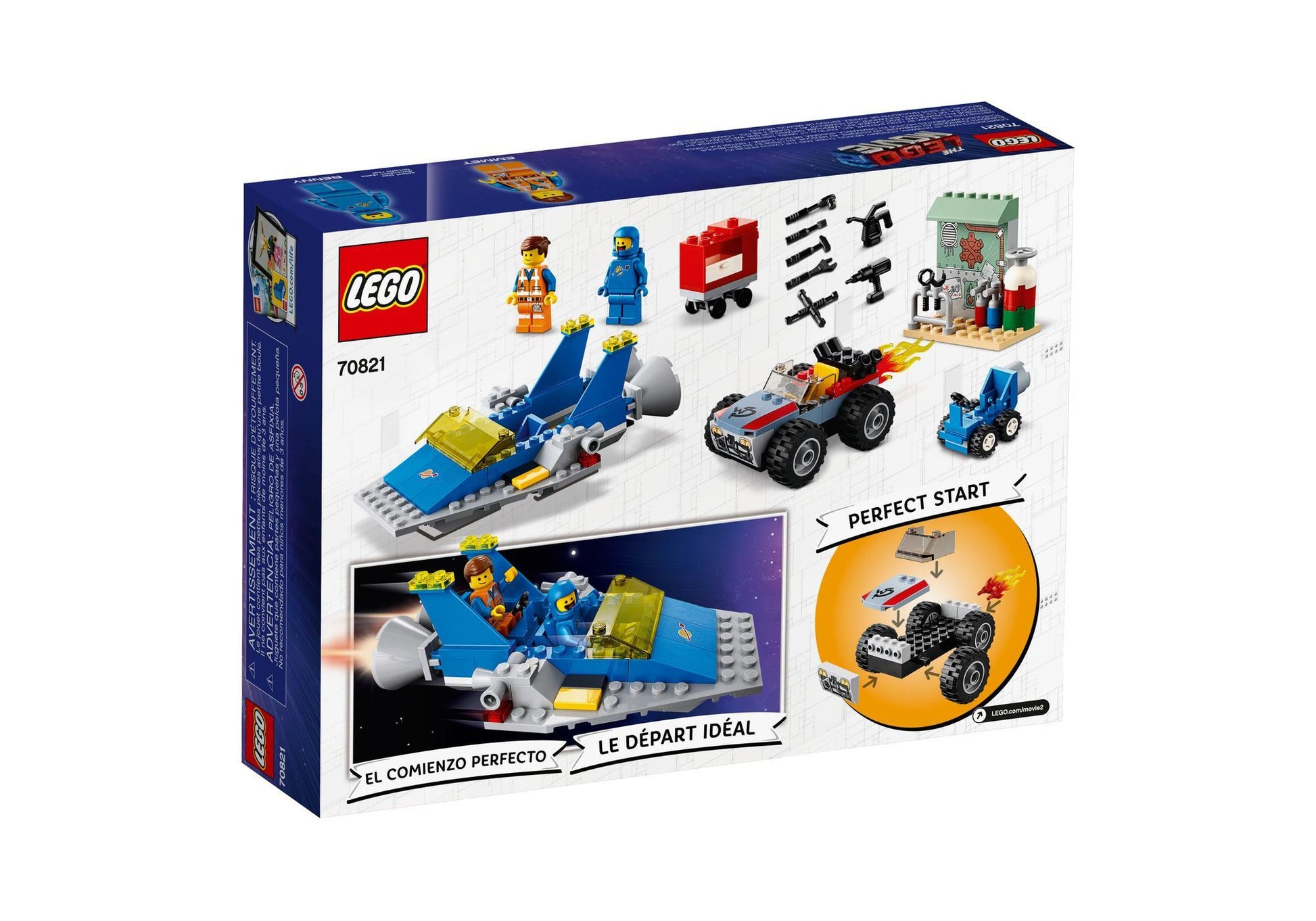 Lego 70821 The Lego Movie 2: Emmets und Bennys Bau- und Reparaturwerkstatt! - plegobil