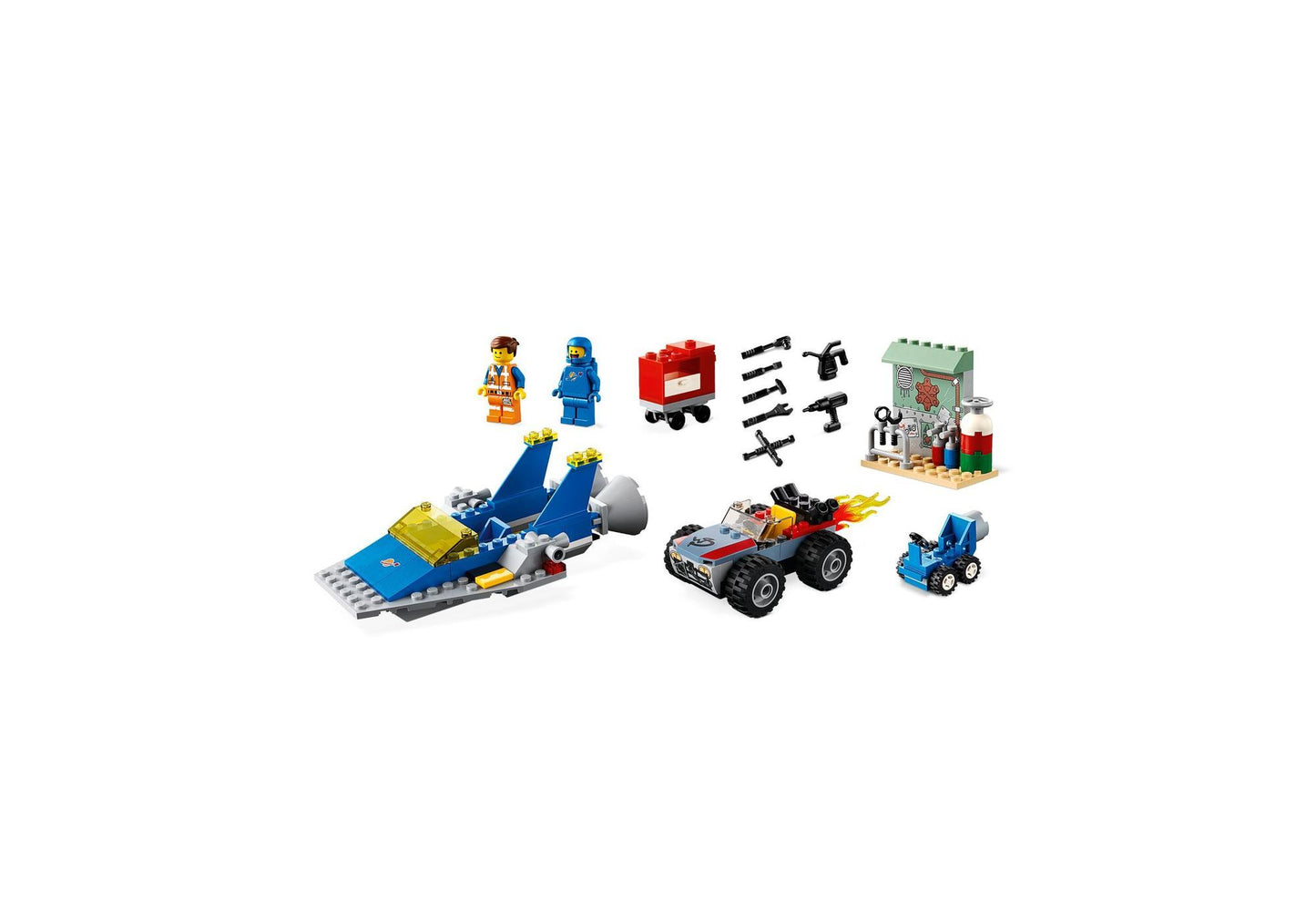 Lego 70821 The Lego Movie 2: Emmets und Bennys Bau- und Reparaturwerkstatt! - plegobil