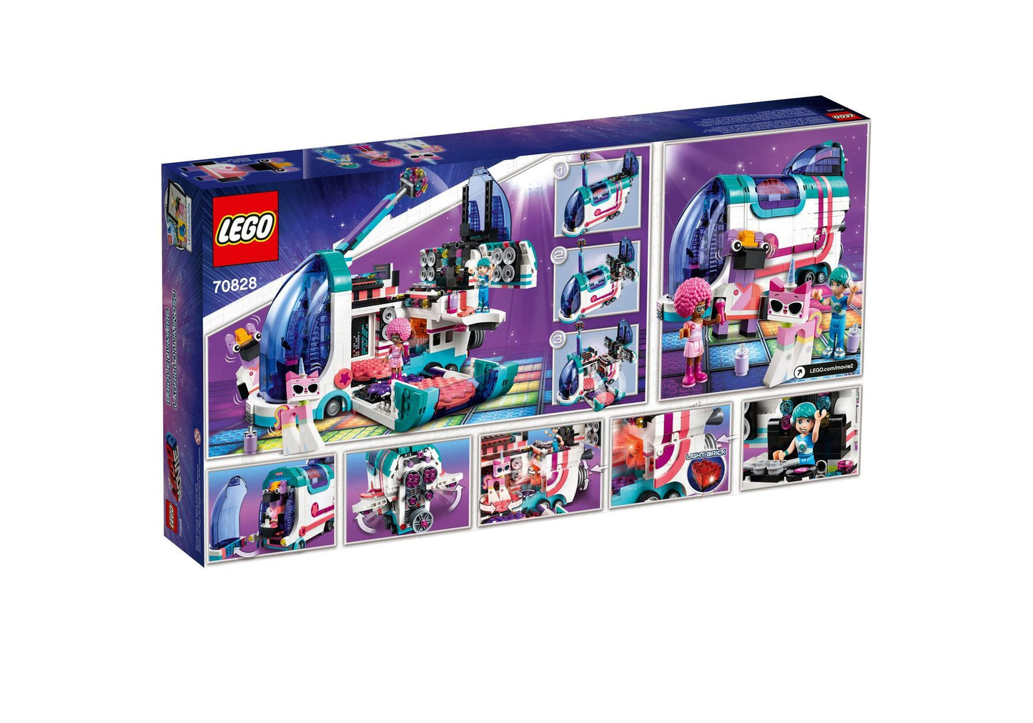 Lego 70828 The Lego Movie 2: Pop-Up-Party-Bus - plegobil