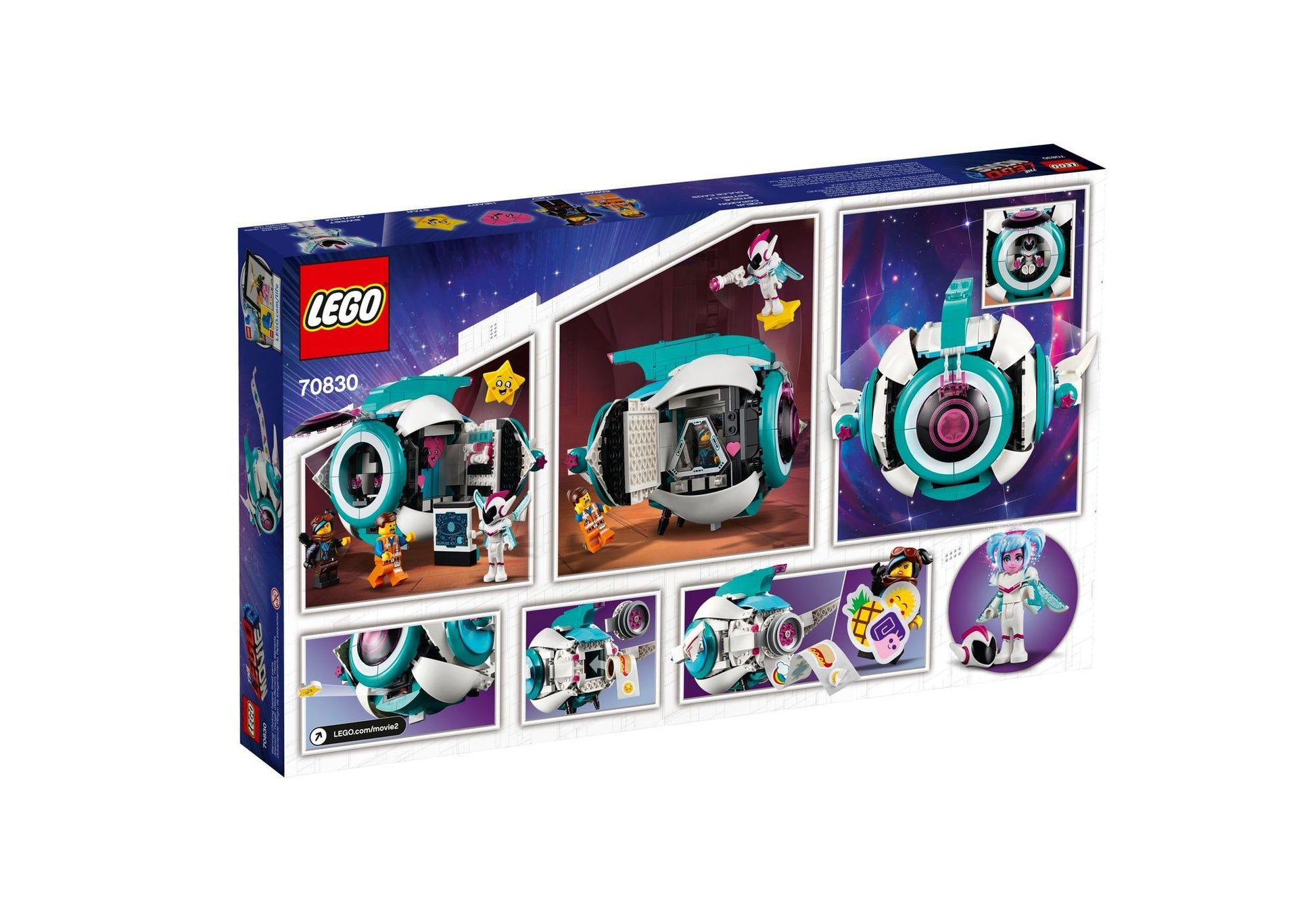 Lego 70830 The Lego Movie 2: Sweet Mischmaschs Schwester-Raumschiff - plegobil