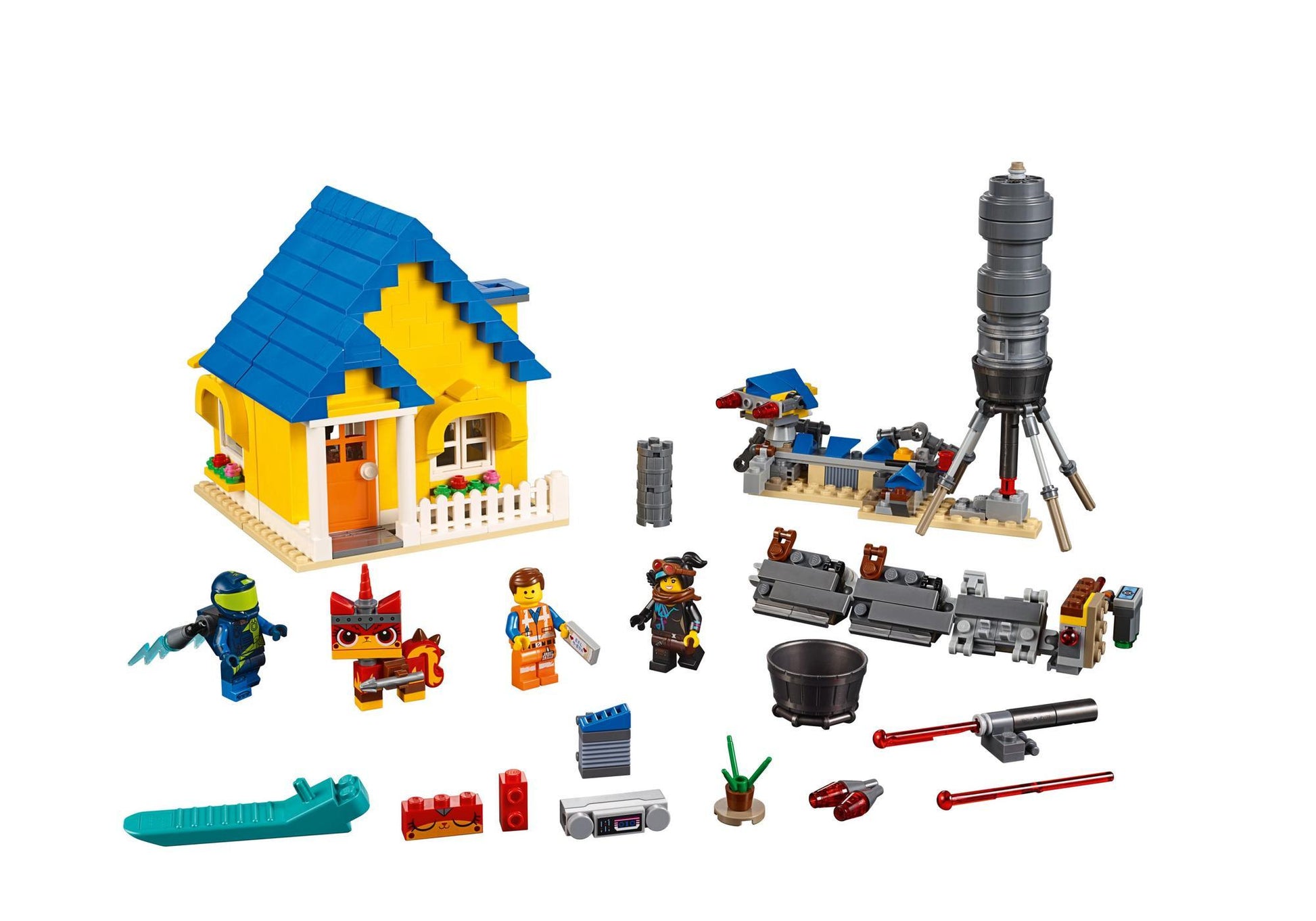Lego 70831 The Lego Movie 2: Emmets Traumhaus/Rettungsrakete! - plegobil