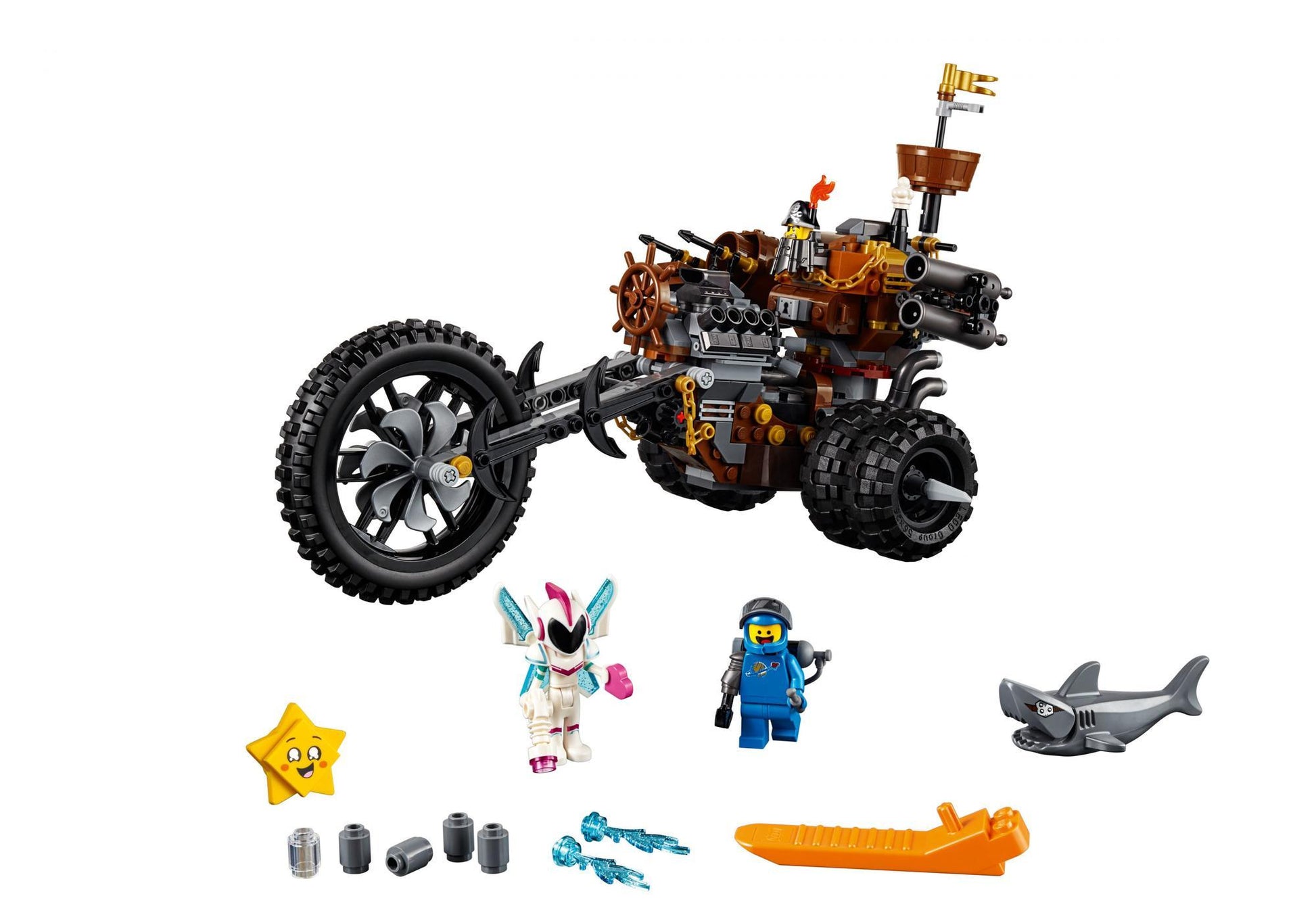 Lego 70834 The Lego Movie 2: Eisenbarts Heavy-Metal-Trike! - plegobil
